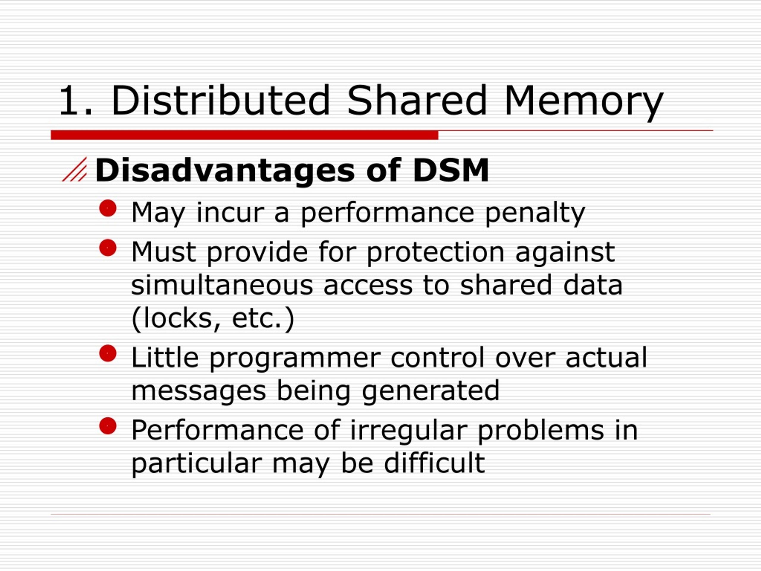 PPT Distributed Shared Memory PowerPoint Presentation, free download