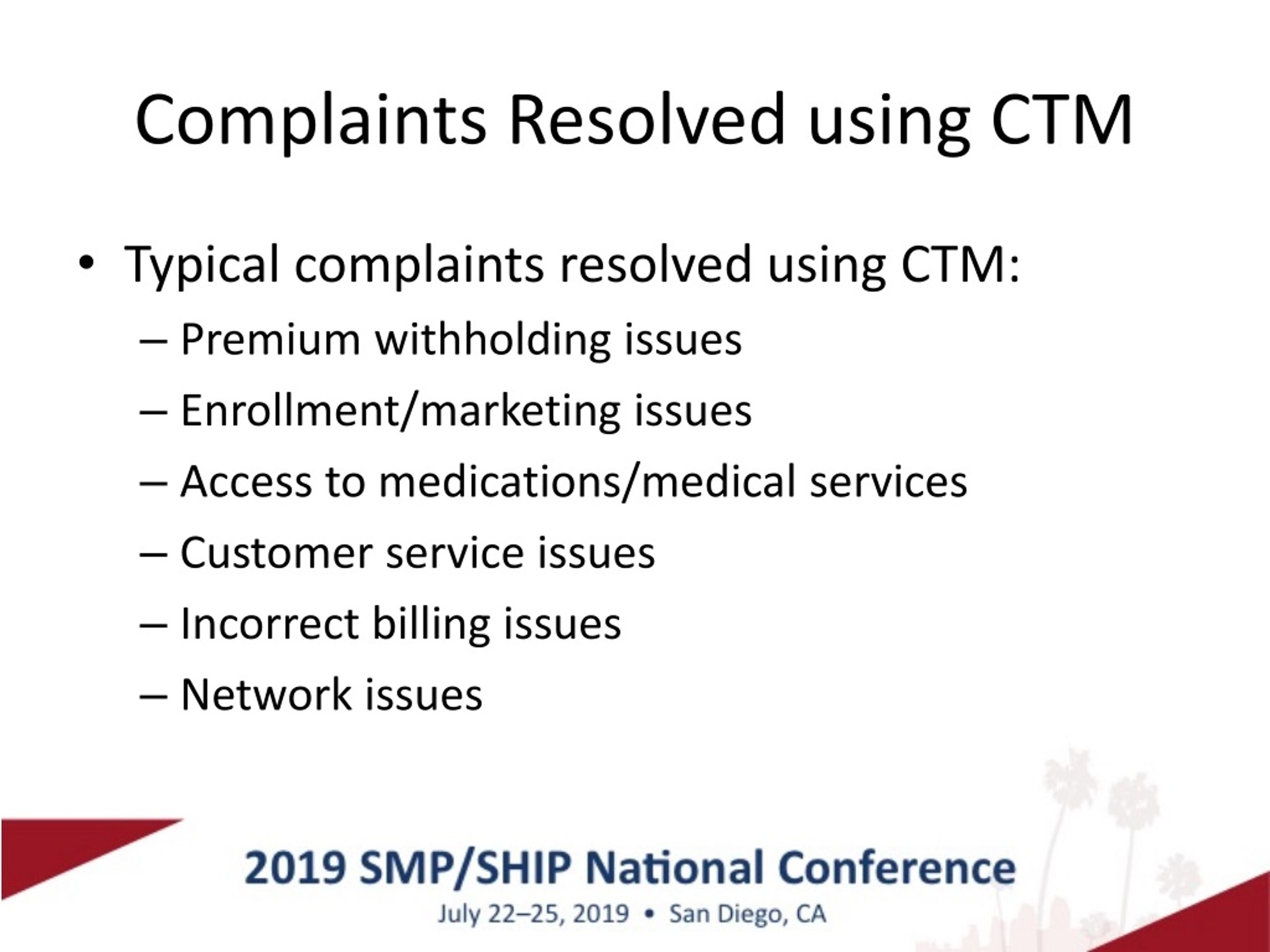 PPT Using the Complaint Tracking Module (CTM) to Resolve Casework