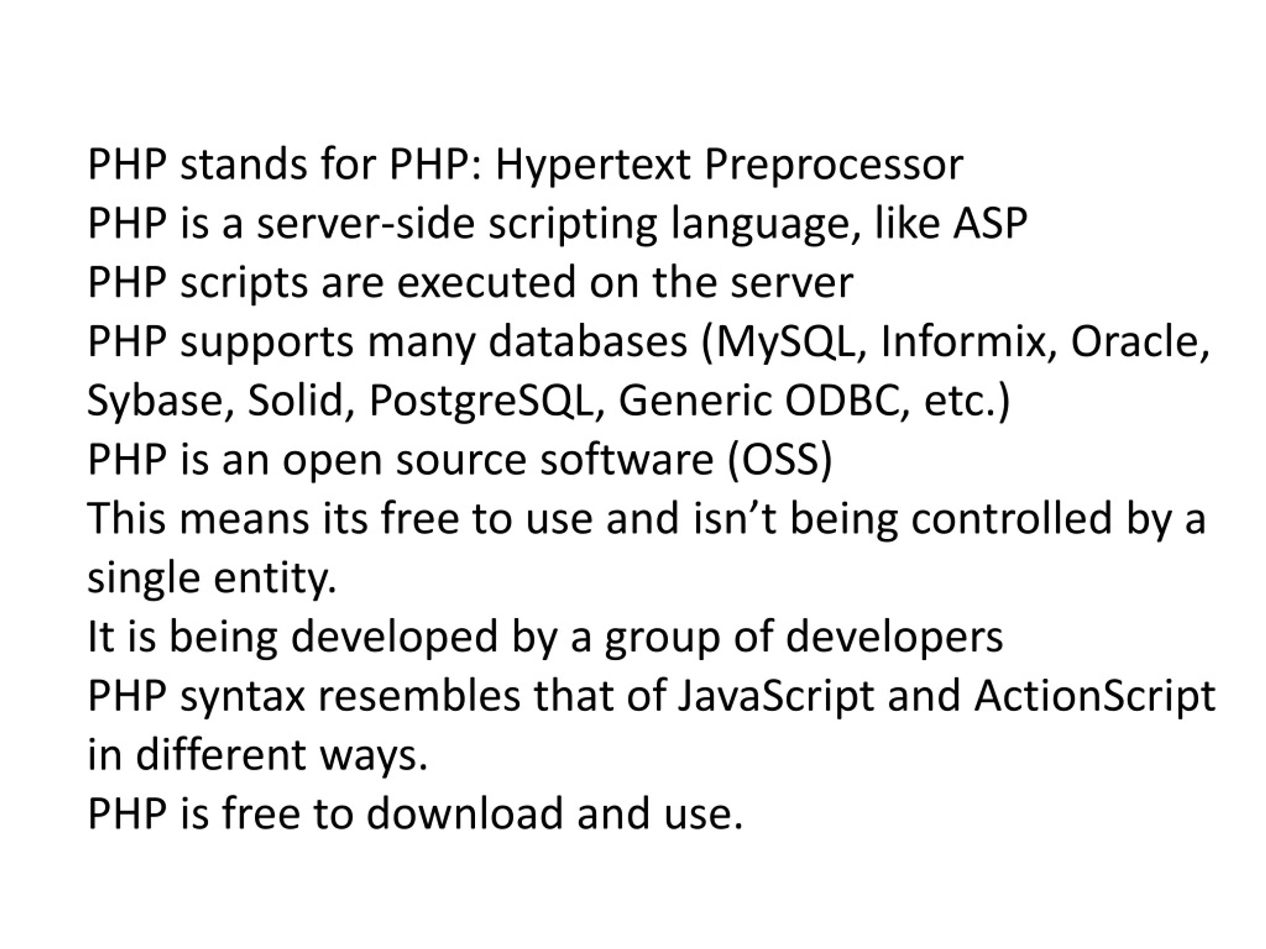 PPT Why You Need Apache, MySQL , and PHP PowerPoint Presentation