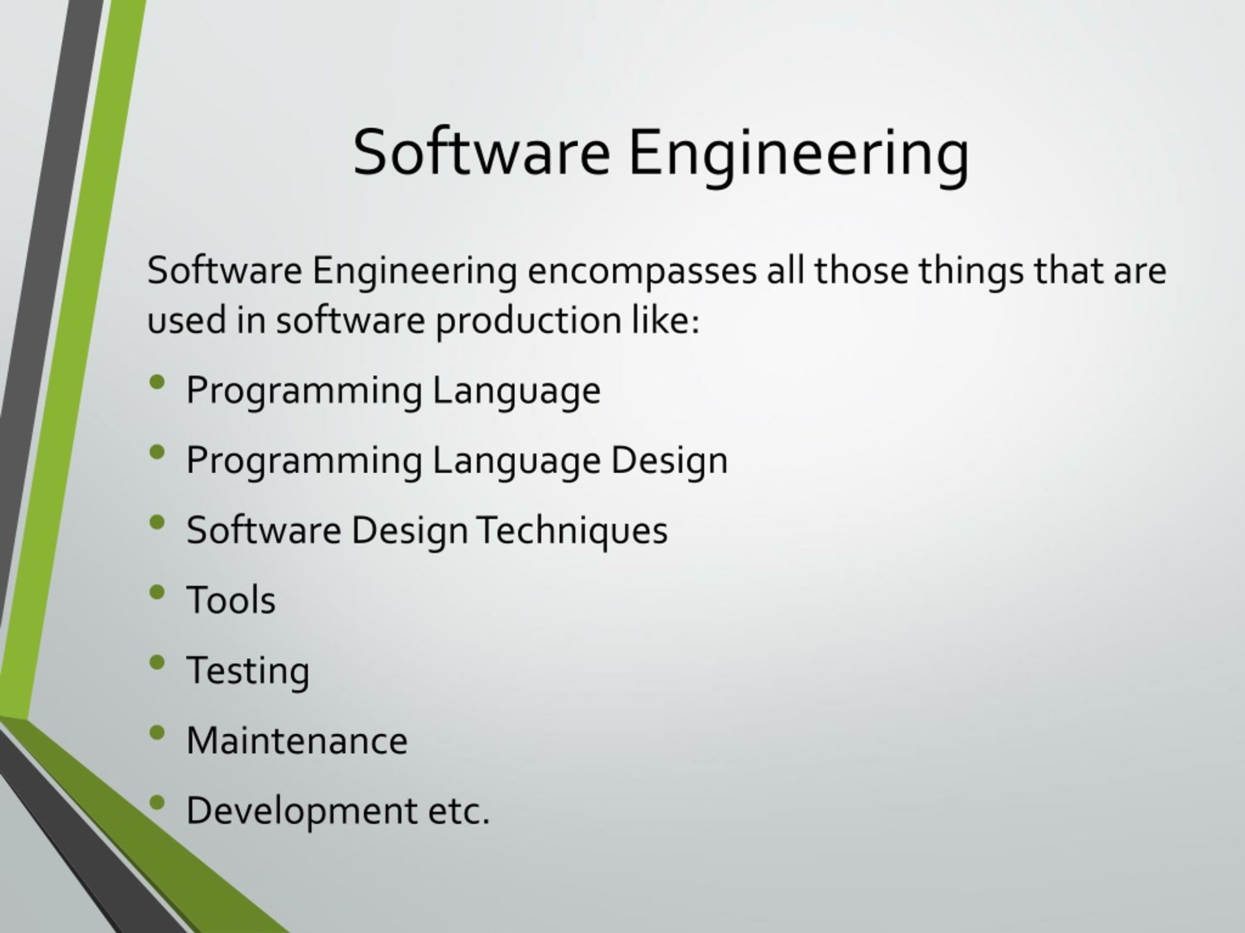 PPT Advance Software Engineering (SEII) PowerPoint Presentation, free