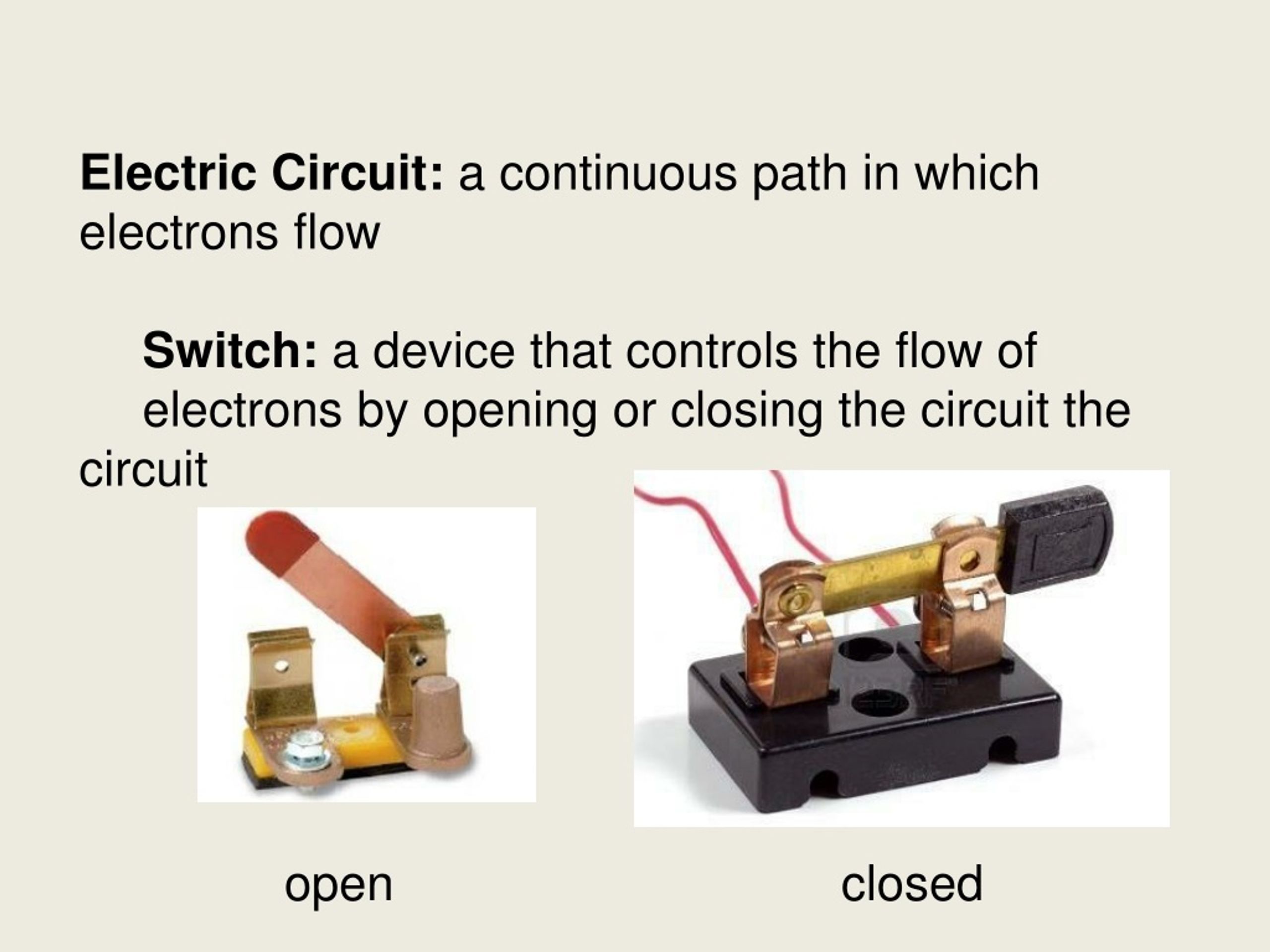 PPT Electric Current A flow of electric charges is an electric