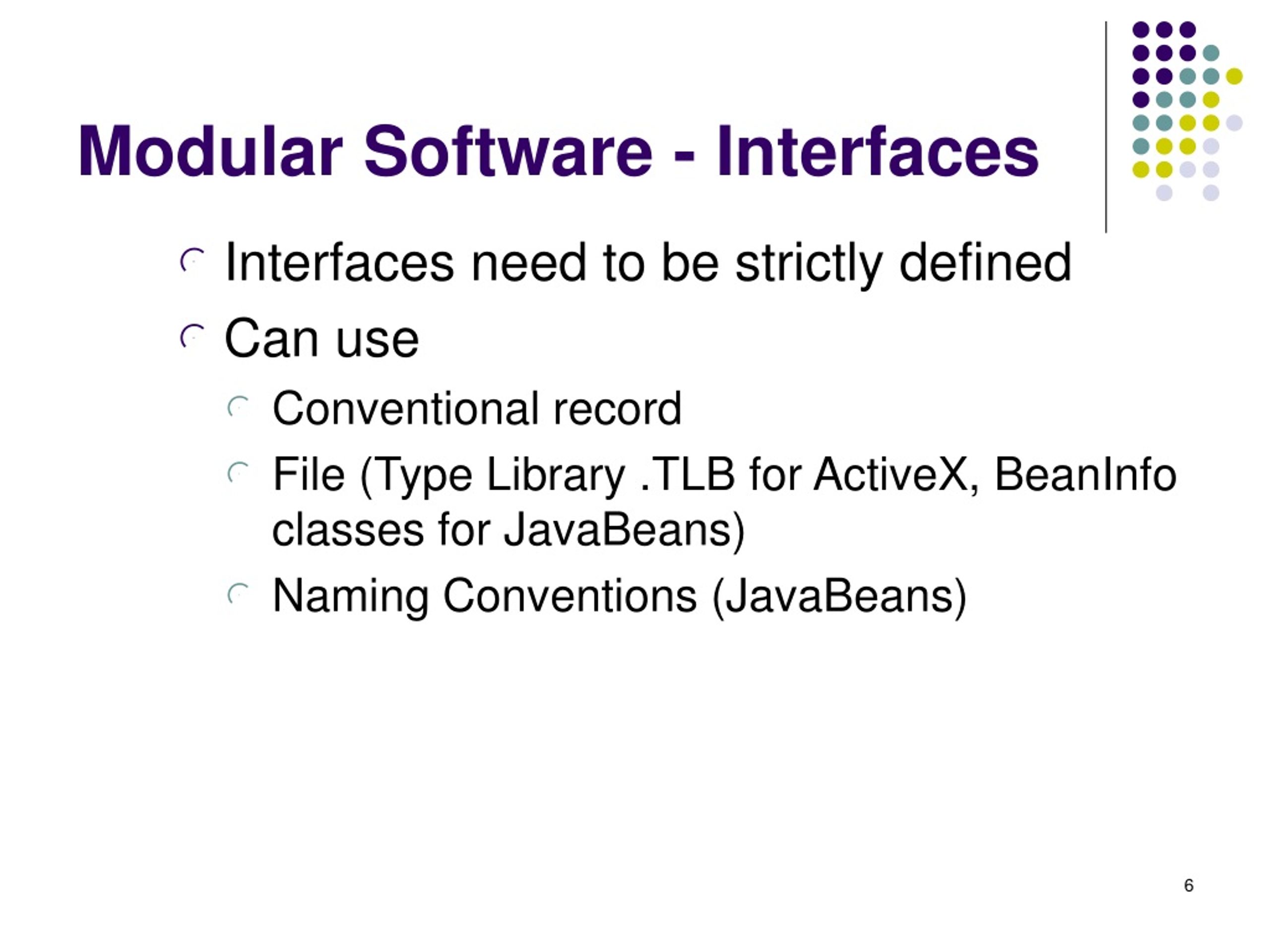 PPT Modular Software/ Component Software PowerPoint Presentation, free download ID416436
