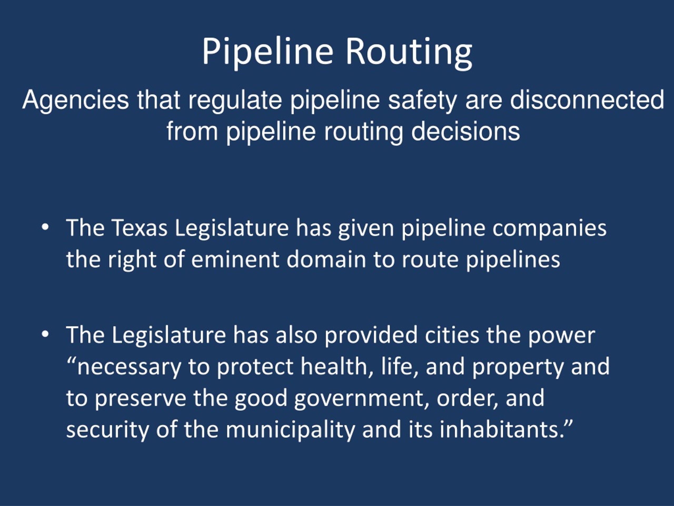 PPT The State of Natural Gas Pipelines in Fort Worth PowerPoint