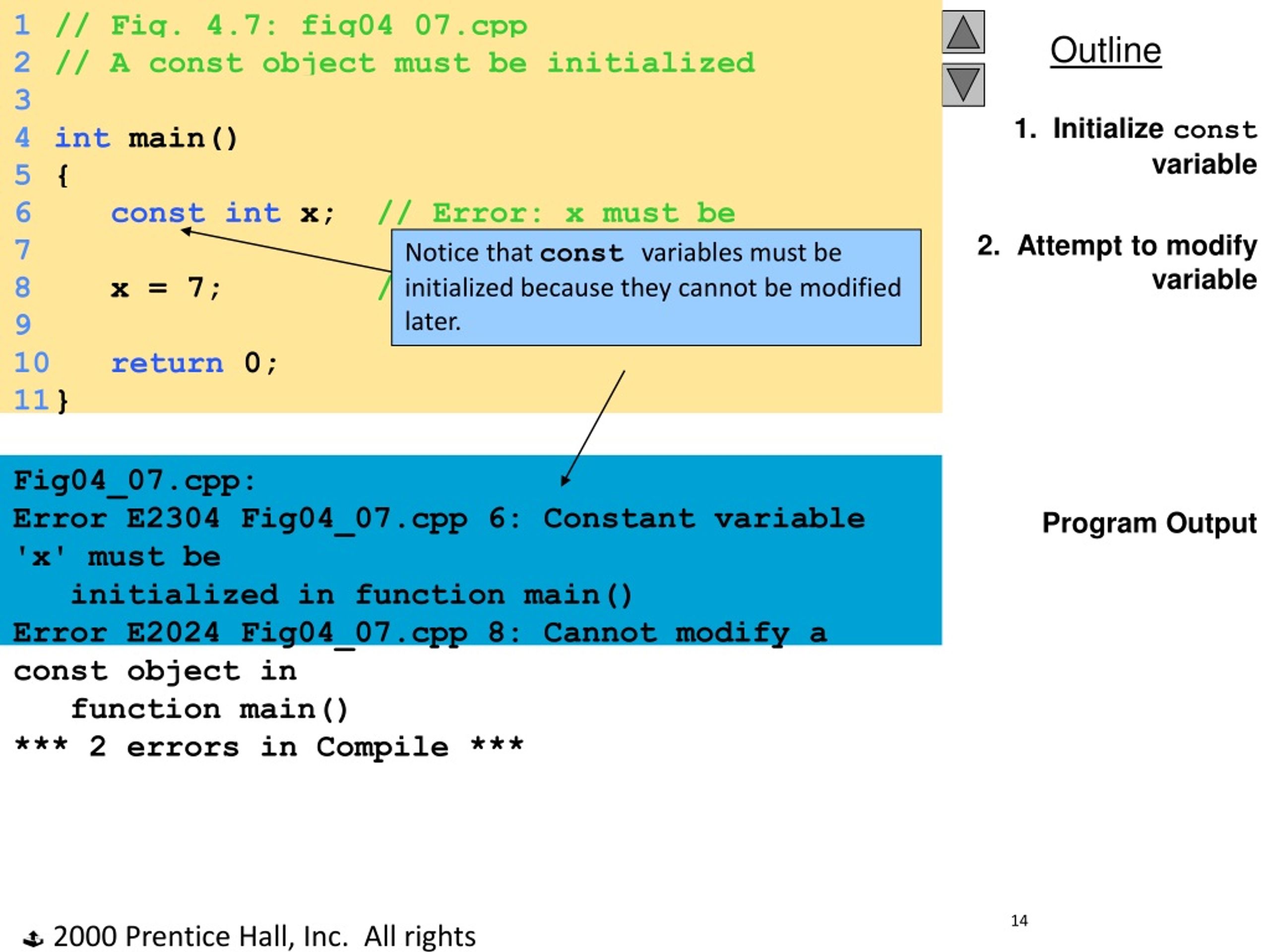 PPT Chapter 1.2 Introduction to C++ Programming PowerPoint