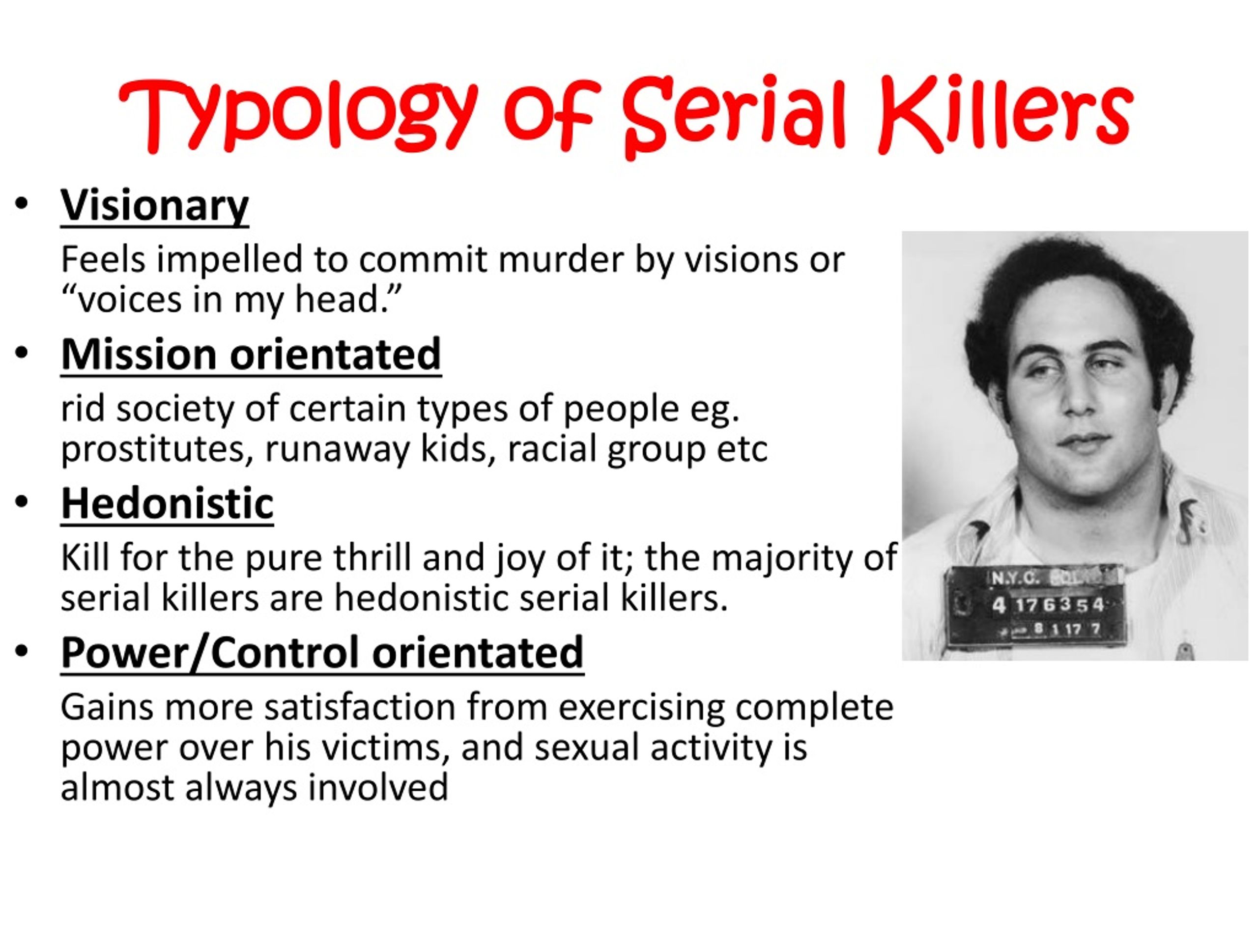 PPT Serial Killers and Criminal Profiling PowerPoint Presentation