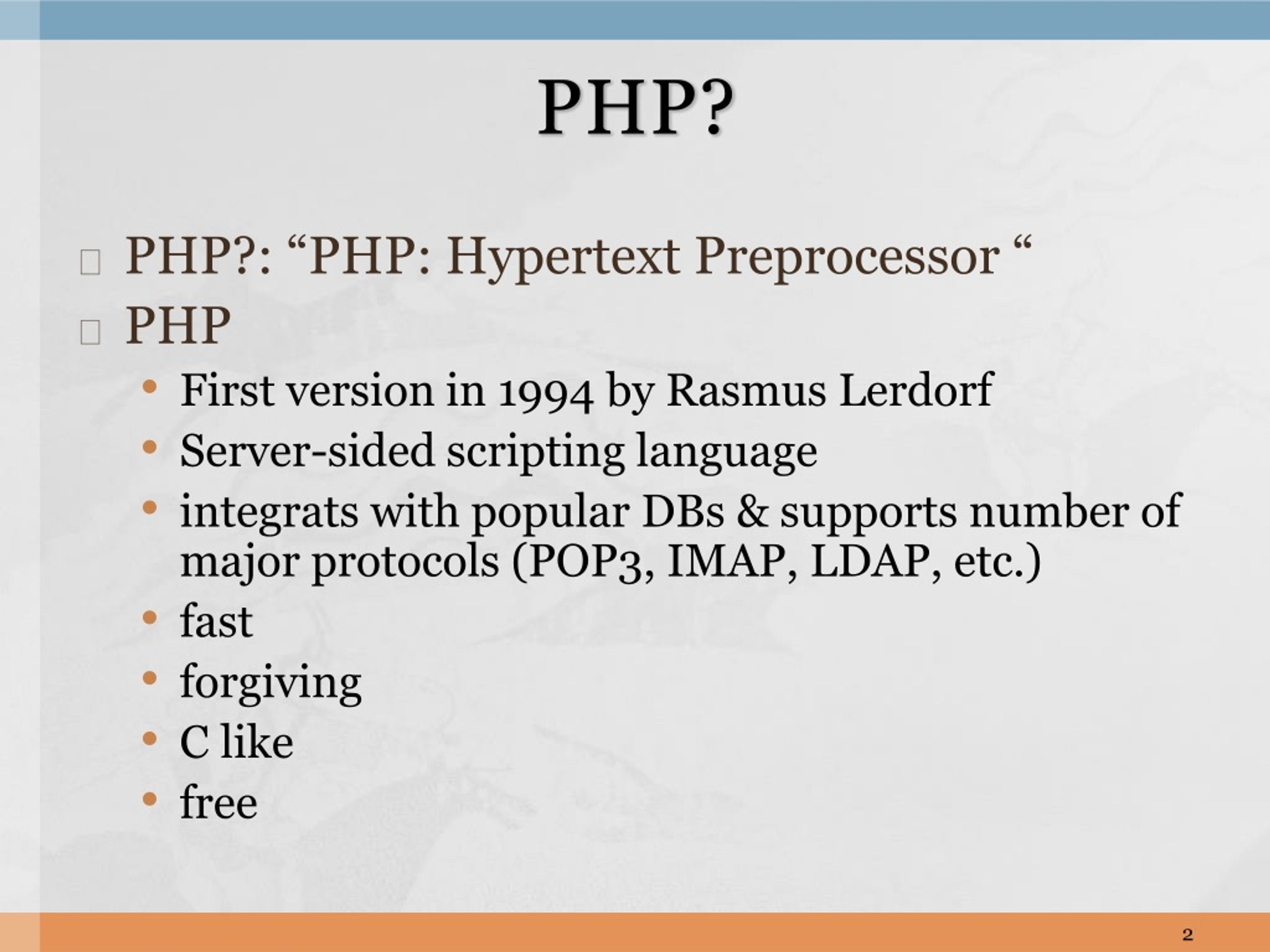 PPT Ch. 3. PHP ( 이 강의 내용의 대부분 예들은 w3schools/php/default.asp 에서 가져온