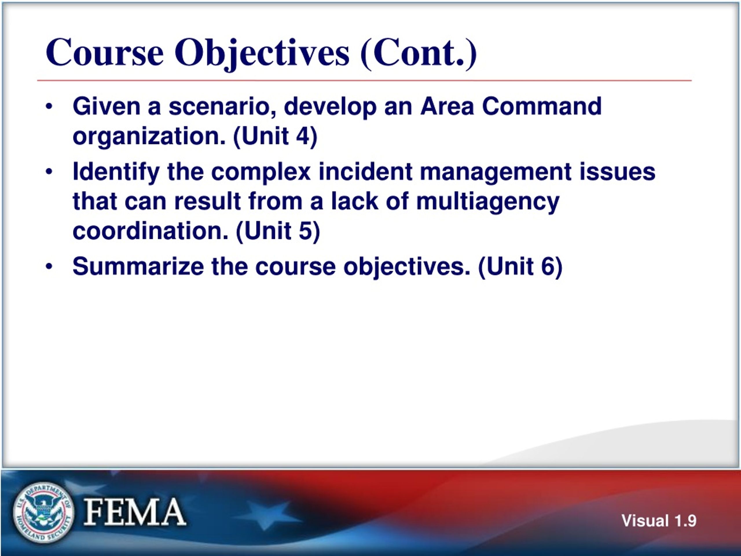 PPT E/L/G 0400 Advanced Incident Command System For Complex Incidents