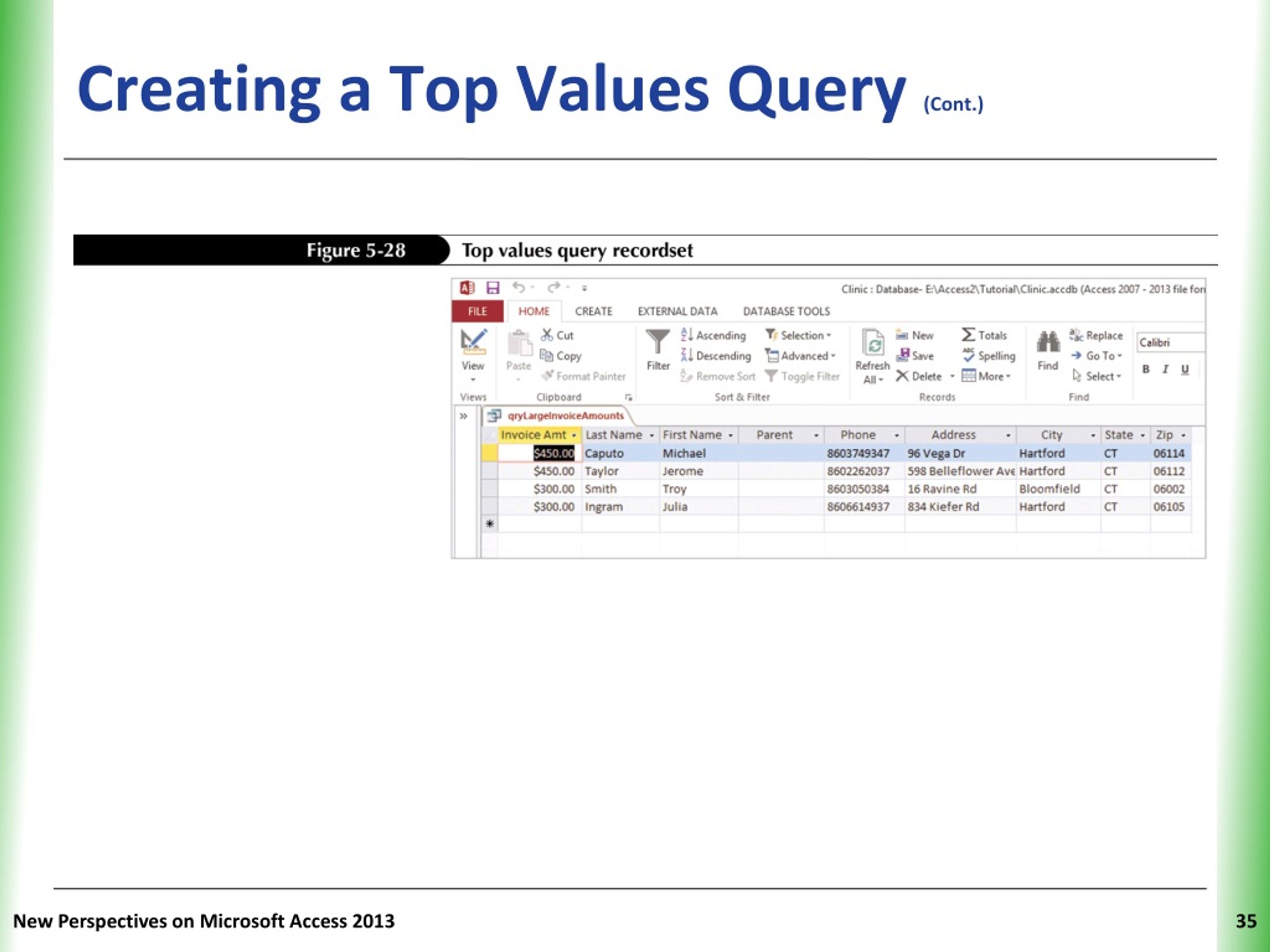 PPT Tutorial 5 Creating Advanced Queries and Enhancing Table Design