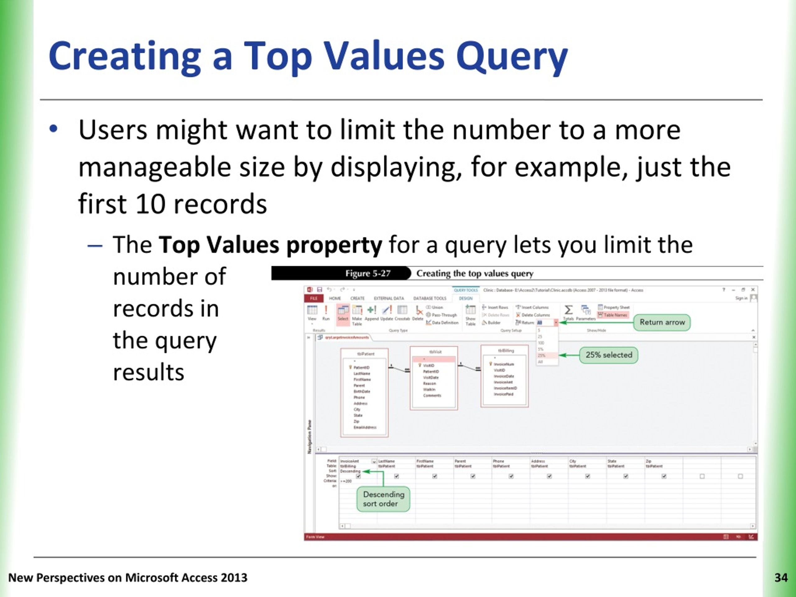 PPT Tutorial 5 Creating Advanced Queries and Enhancing Table Design
