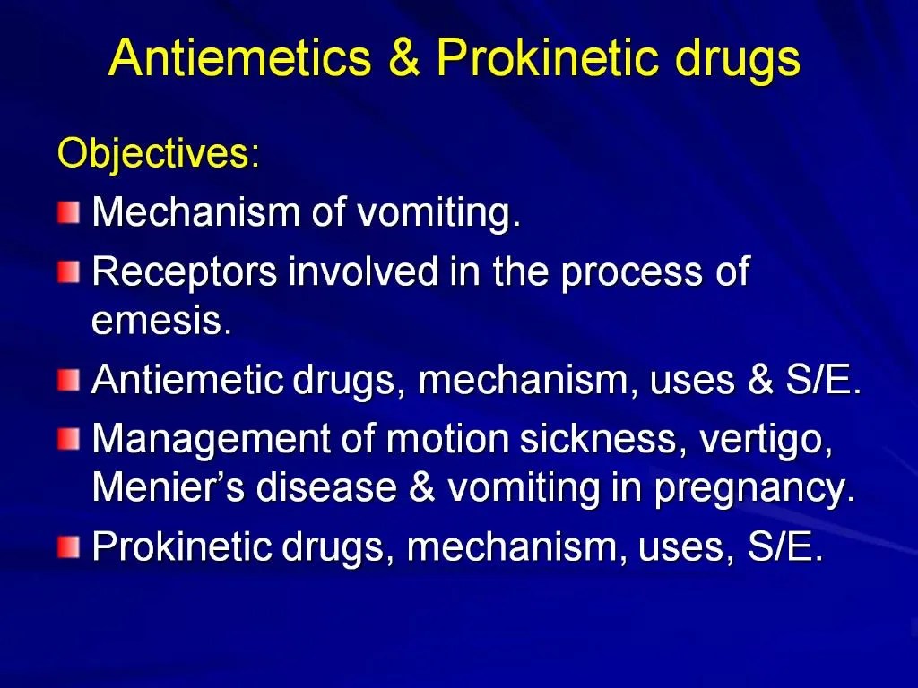 PPT Antiemetics drugs PowerPoint Presentation, free