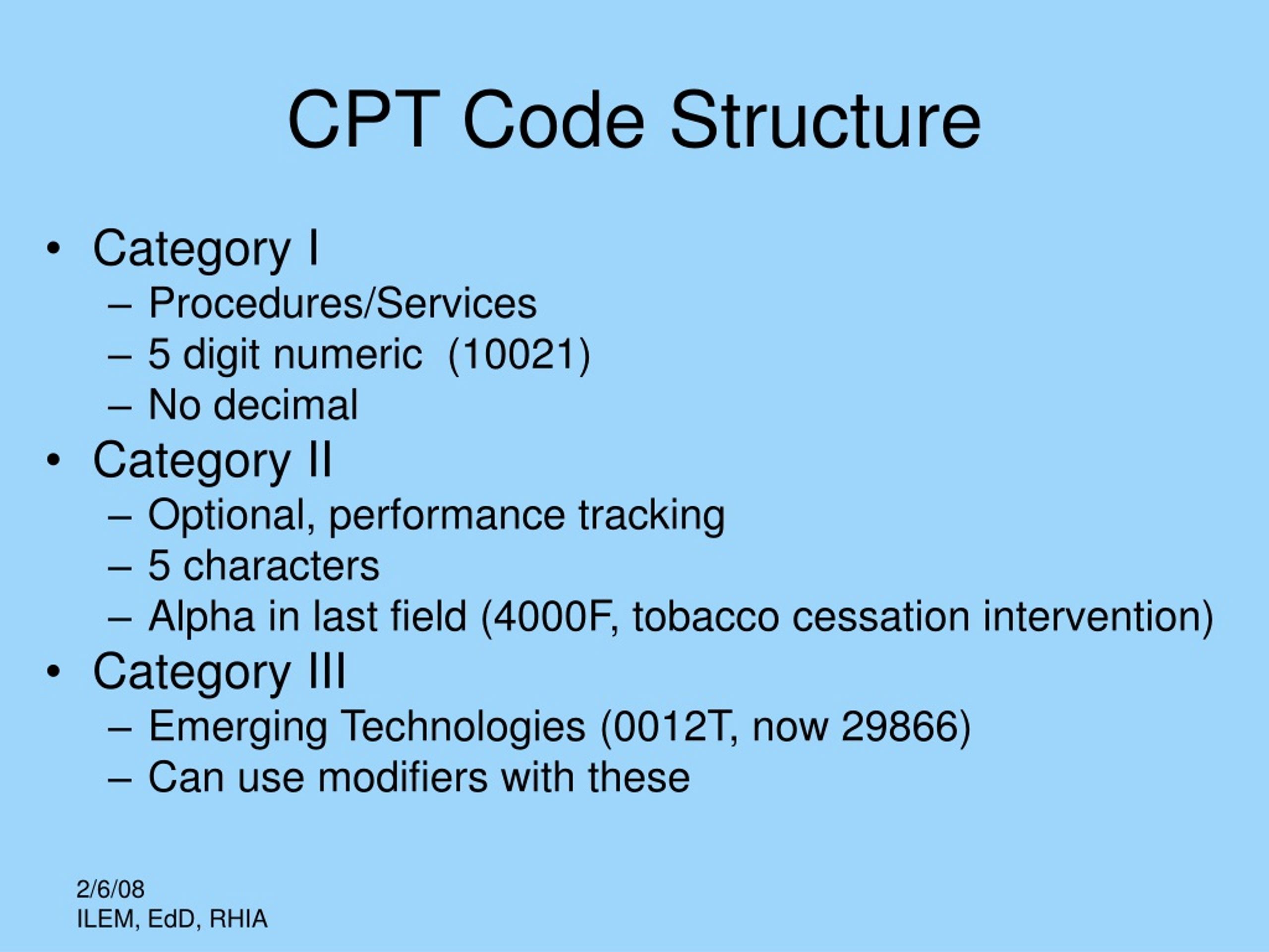 PPT Basic CPT Coding PowerPoint Presentation, free download ID685344