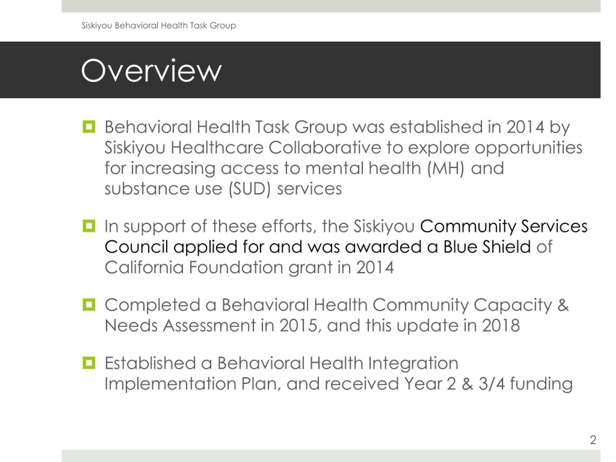 PPT Siskiyou Healthcare Collaborative PowerPoint Presentation, free