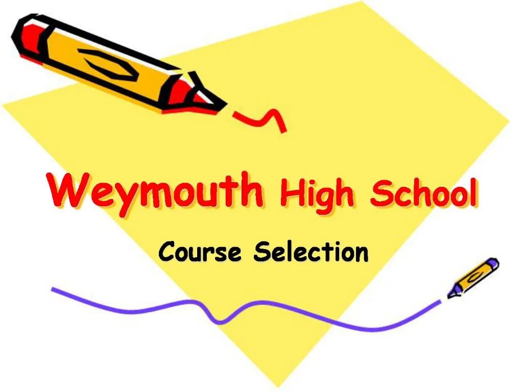 PPT Weymouth High School PowerPoint Presentation, free download ID