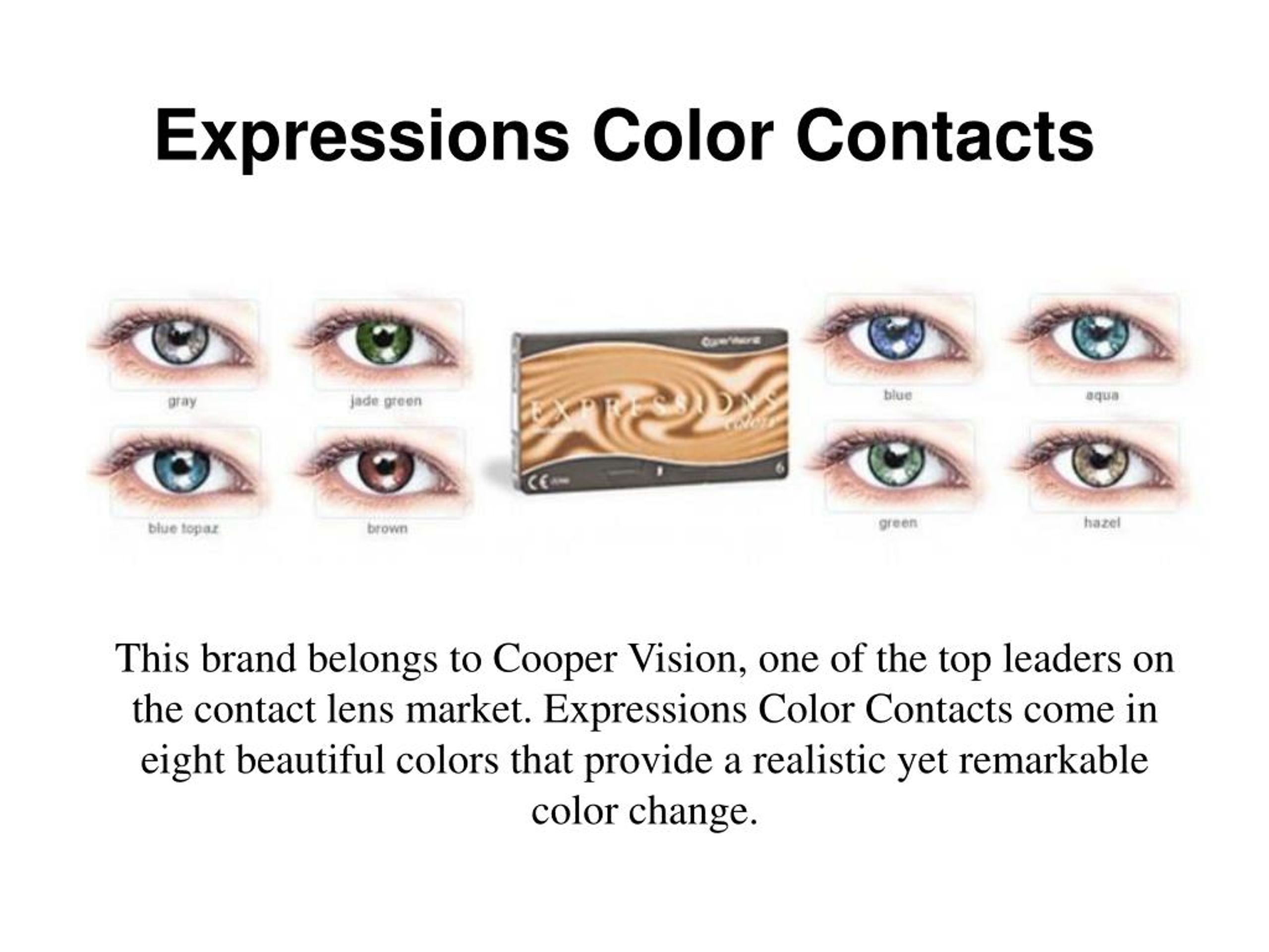 PPT Top 5 Colored Contacts Canada Brands Sheniko Beauty Supply