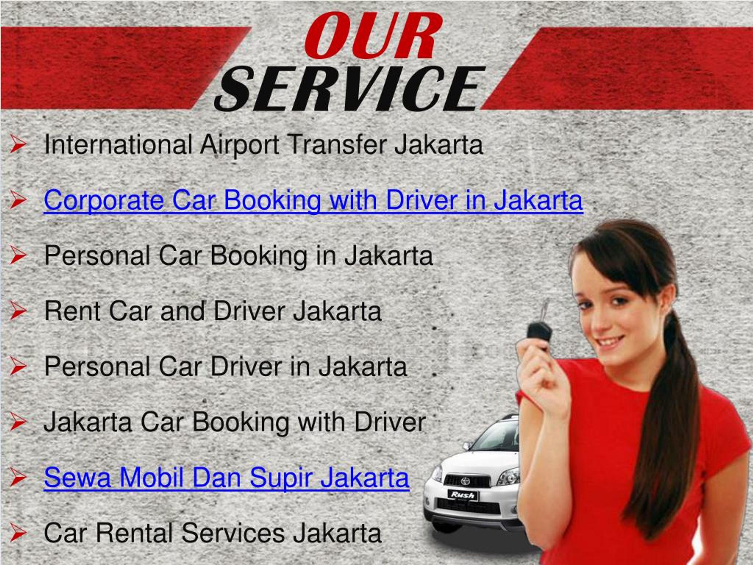PPT Rent Car and Driver Jakarta PowerPoint Presentation, free