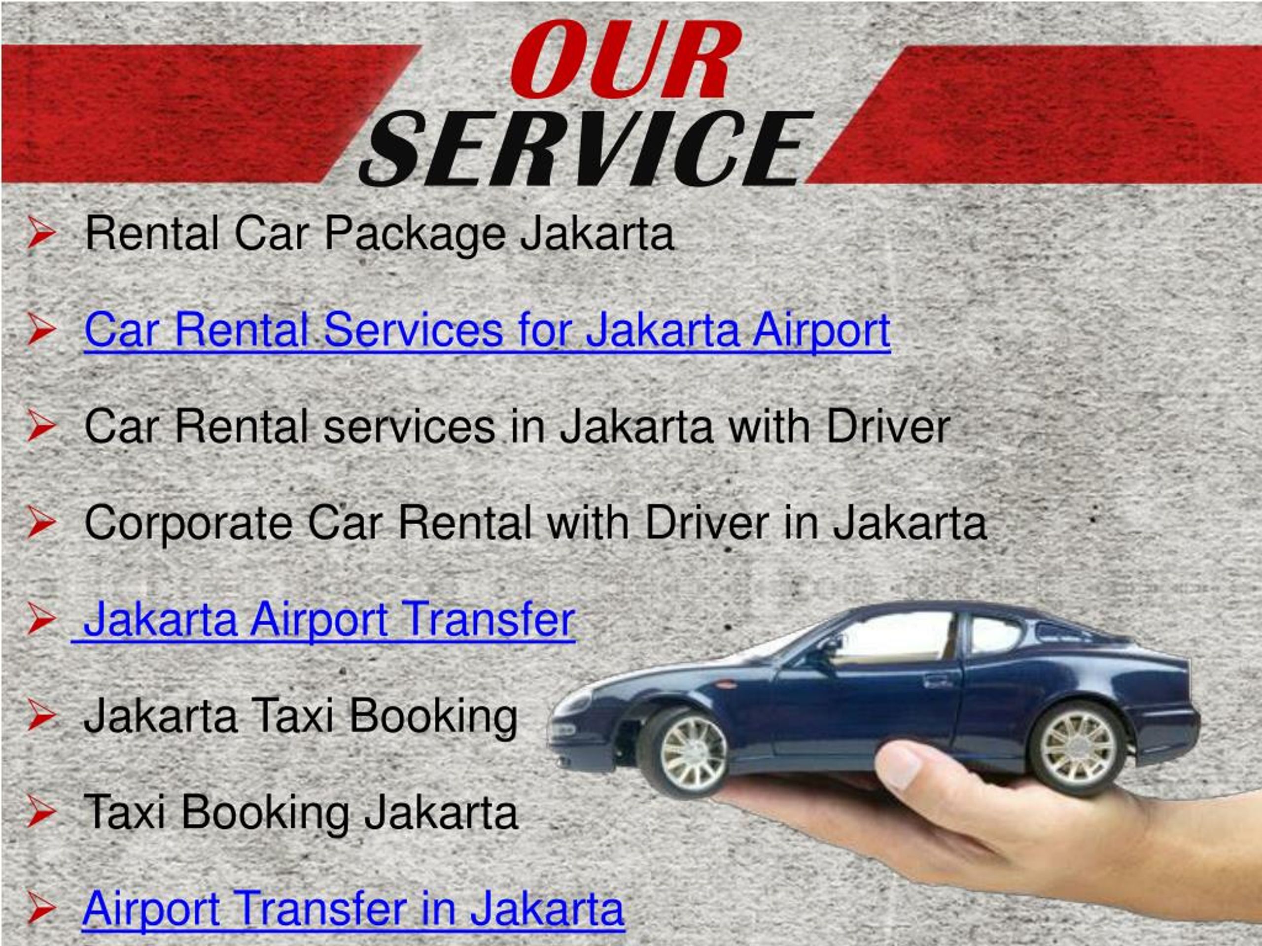 PPT Rent Car and Driver Jakarta PowerPoint Presentation, free