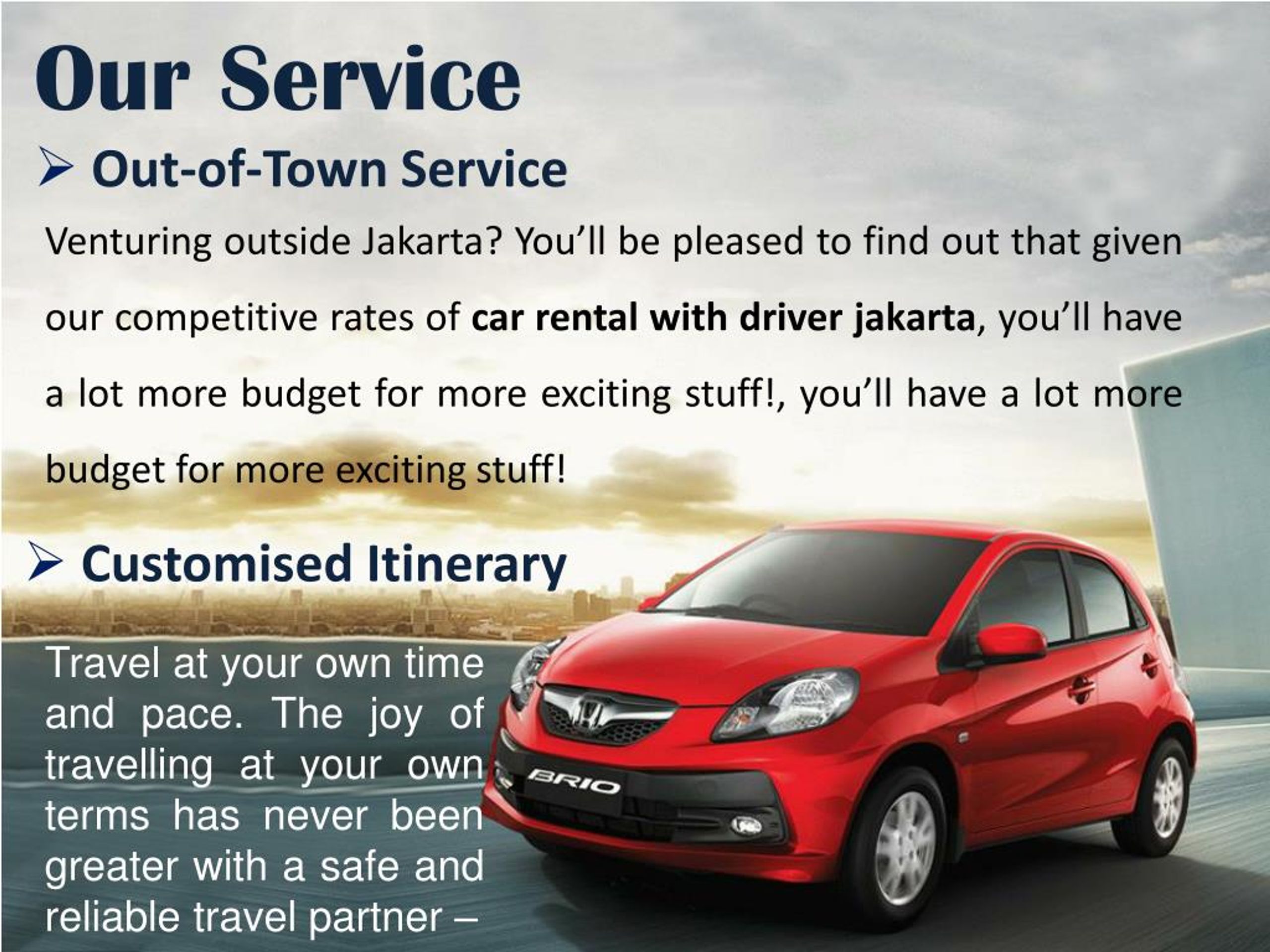 PPT Rent Car and Driver Jakarta PowerPoint Presentation, free