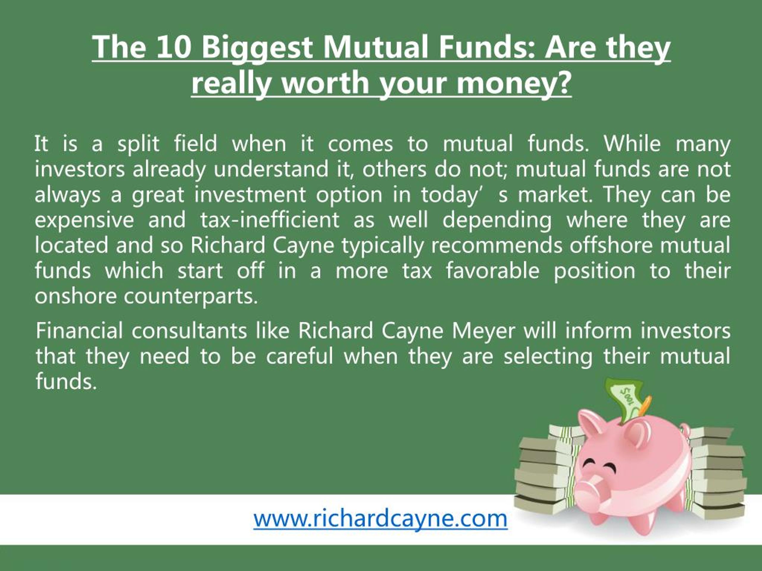 PPT The 10 Biggest Mutual Funds Are they really worth your mon PowerPoint Presentation ID