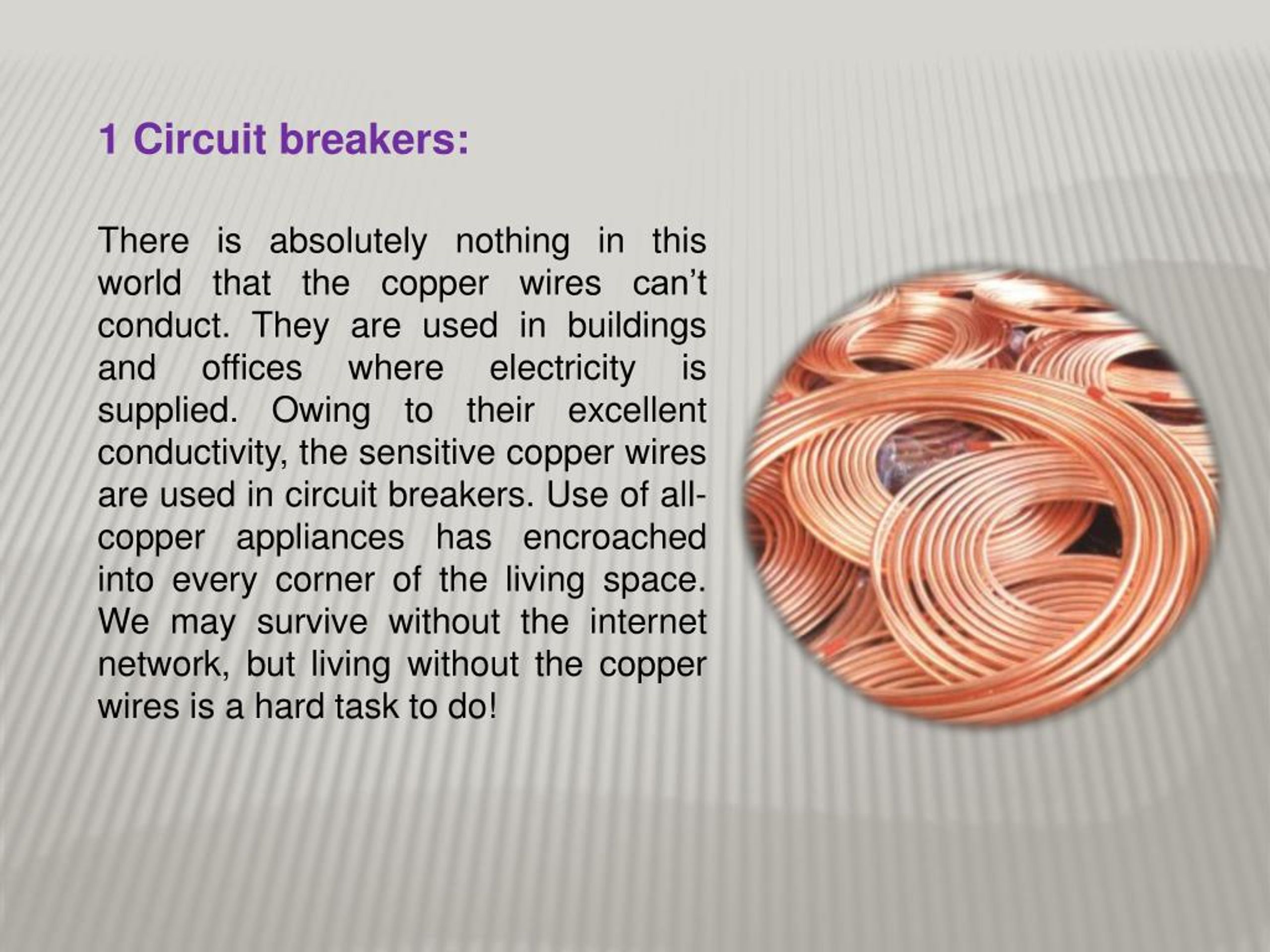 PPT Braided copper wire PowerPoint Presentation, free download ID
