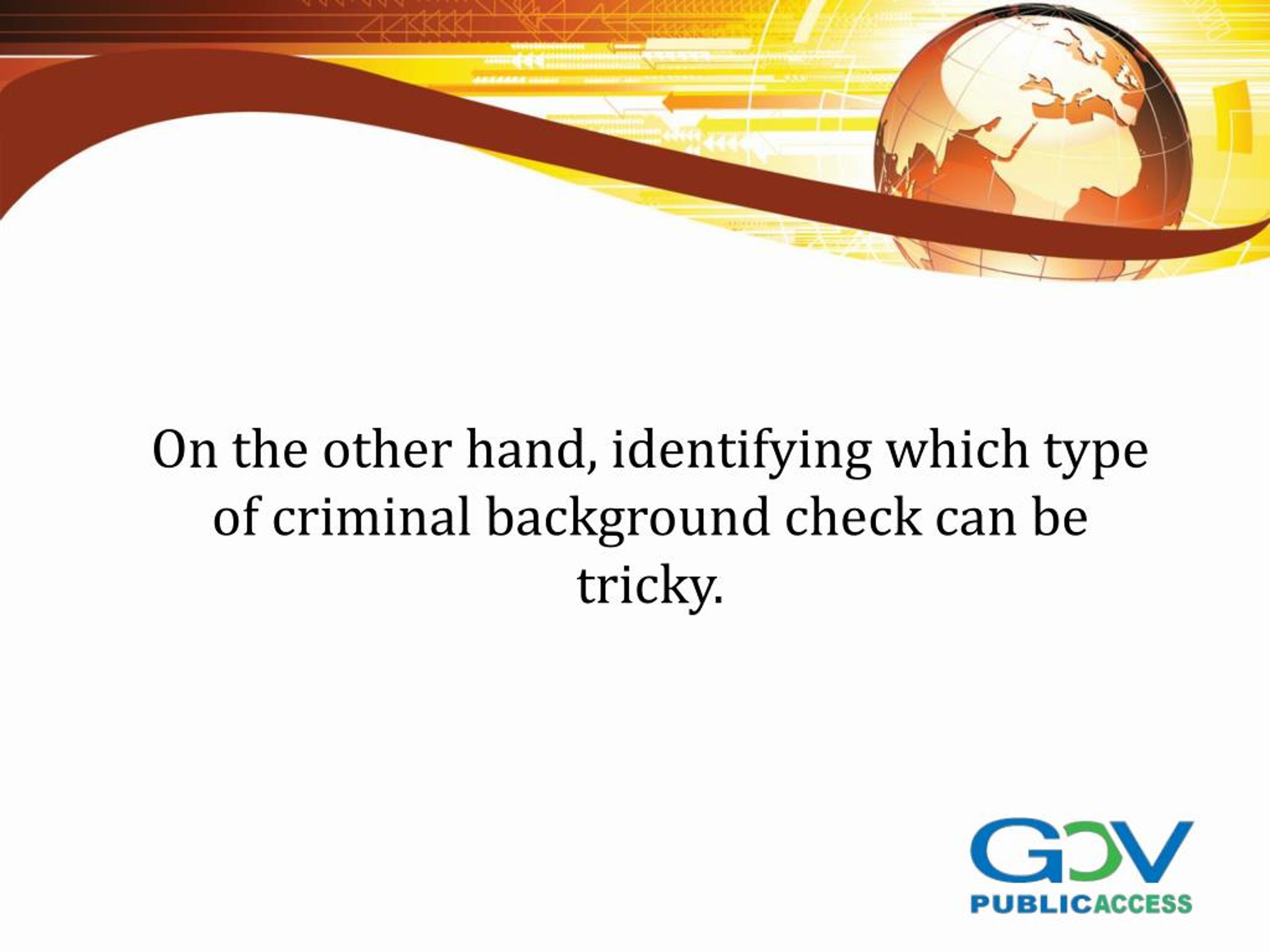 PPT Revealing the Different Types of Criminal Background Checks