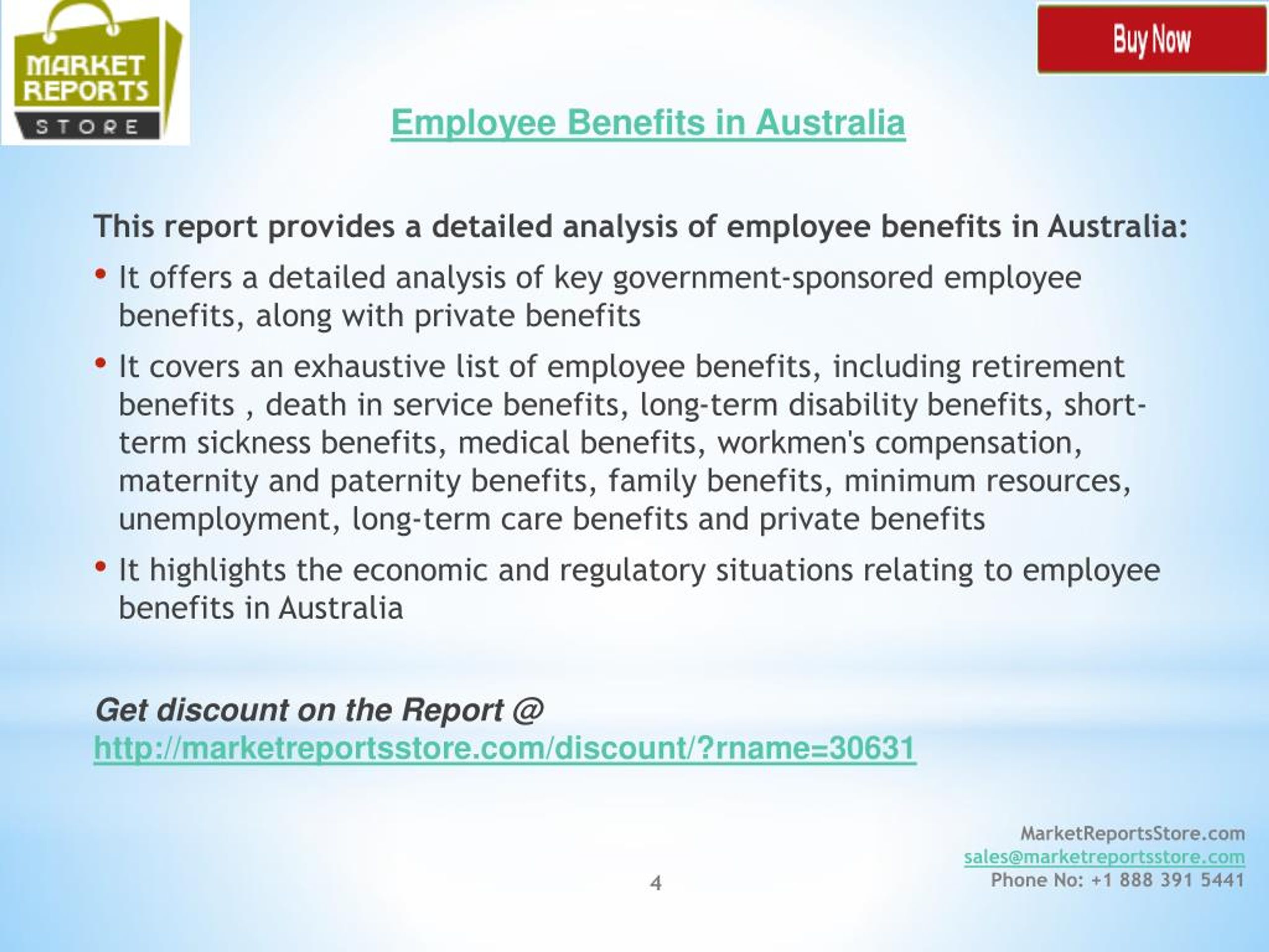 PPT Employee Benefits in Australia PowerPoint Presentation, free