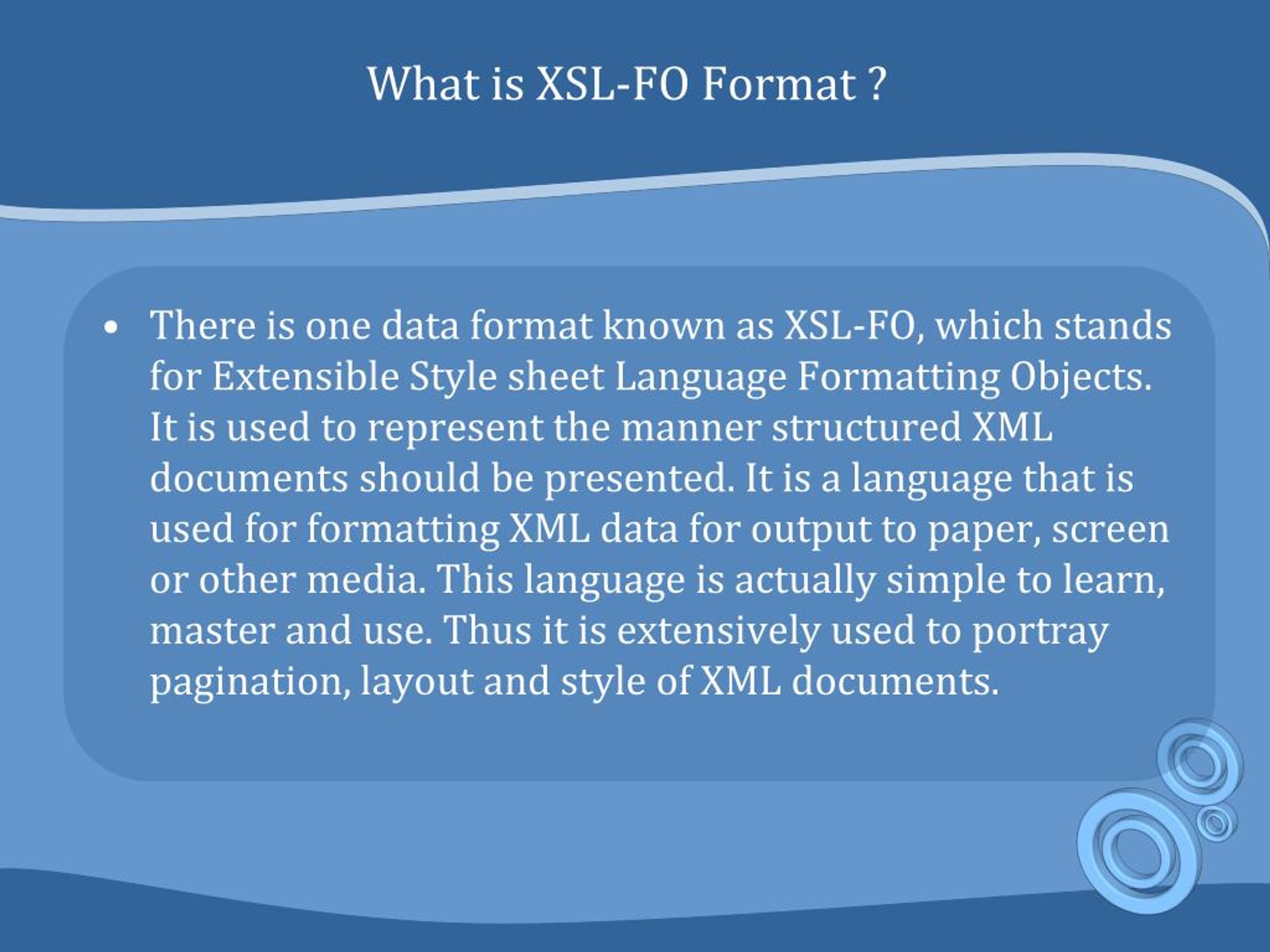 PPT The Best Way to Convert XSLFO to PDF PowerPoint Presentation
