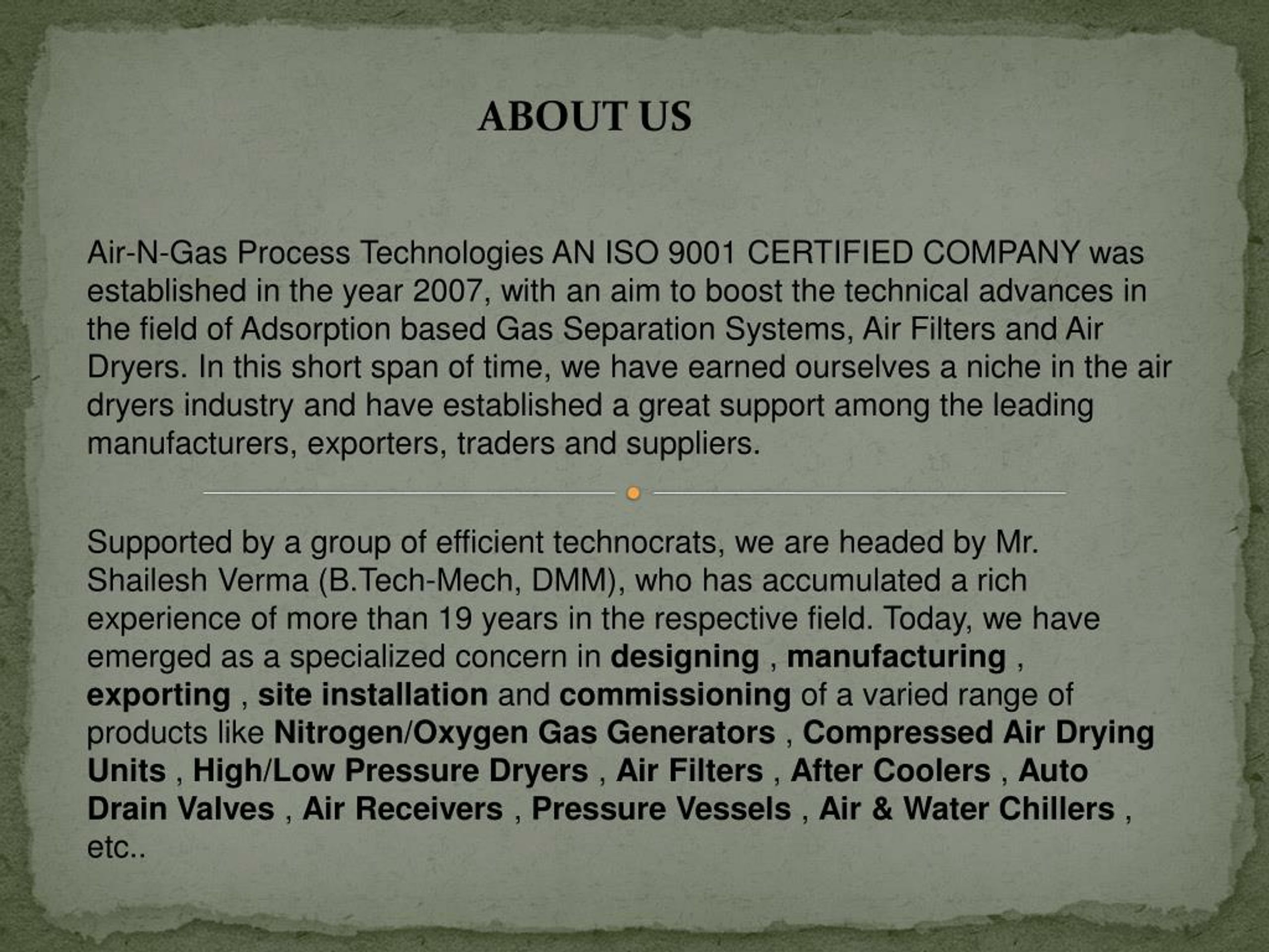 PPT AirNGas Process Technologies PowerPoint Presentation, free