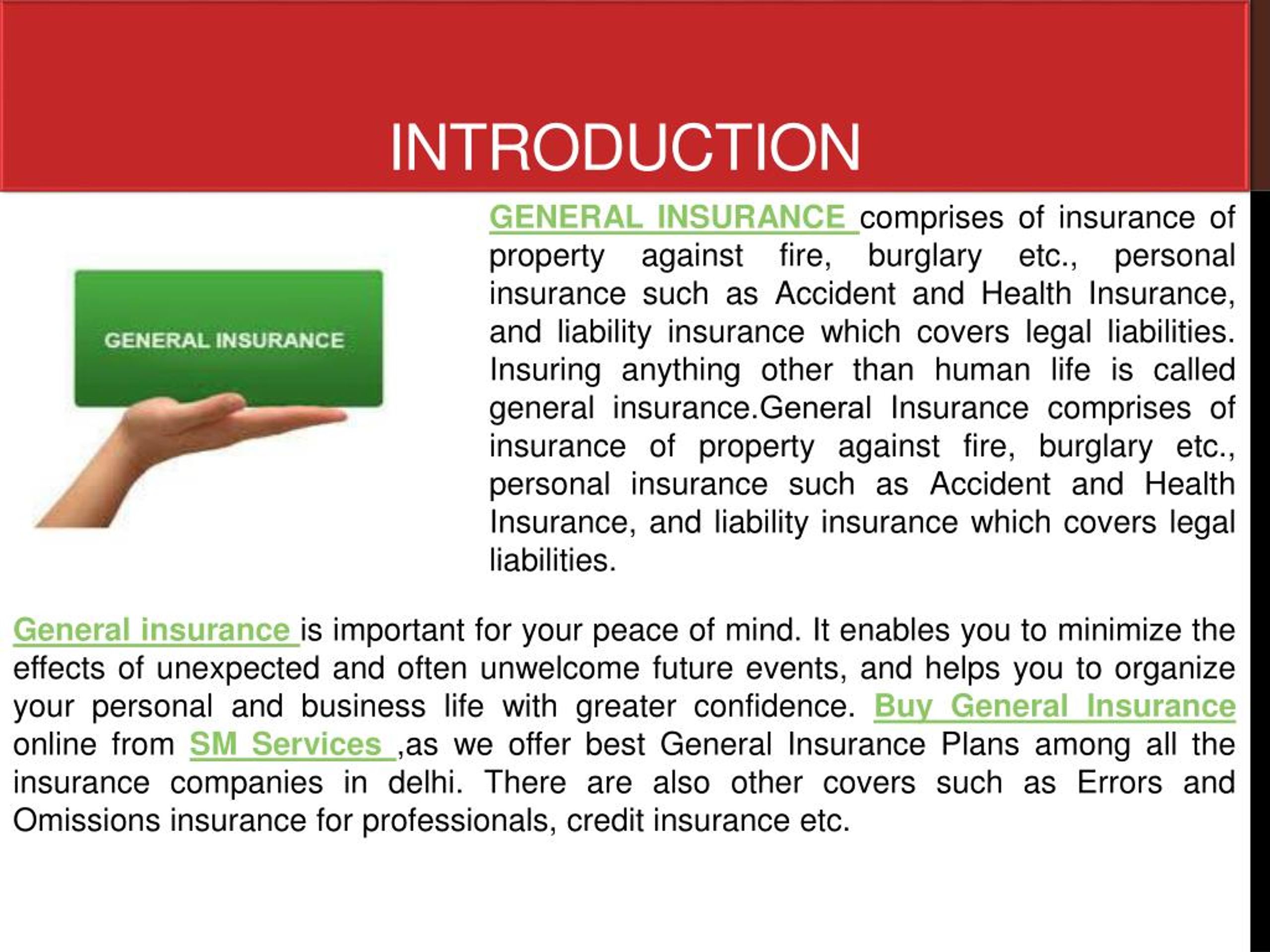 PPT Buy general insurance plans PowerPoint Presentation, free