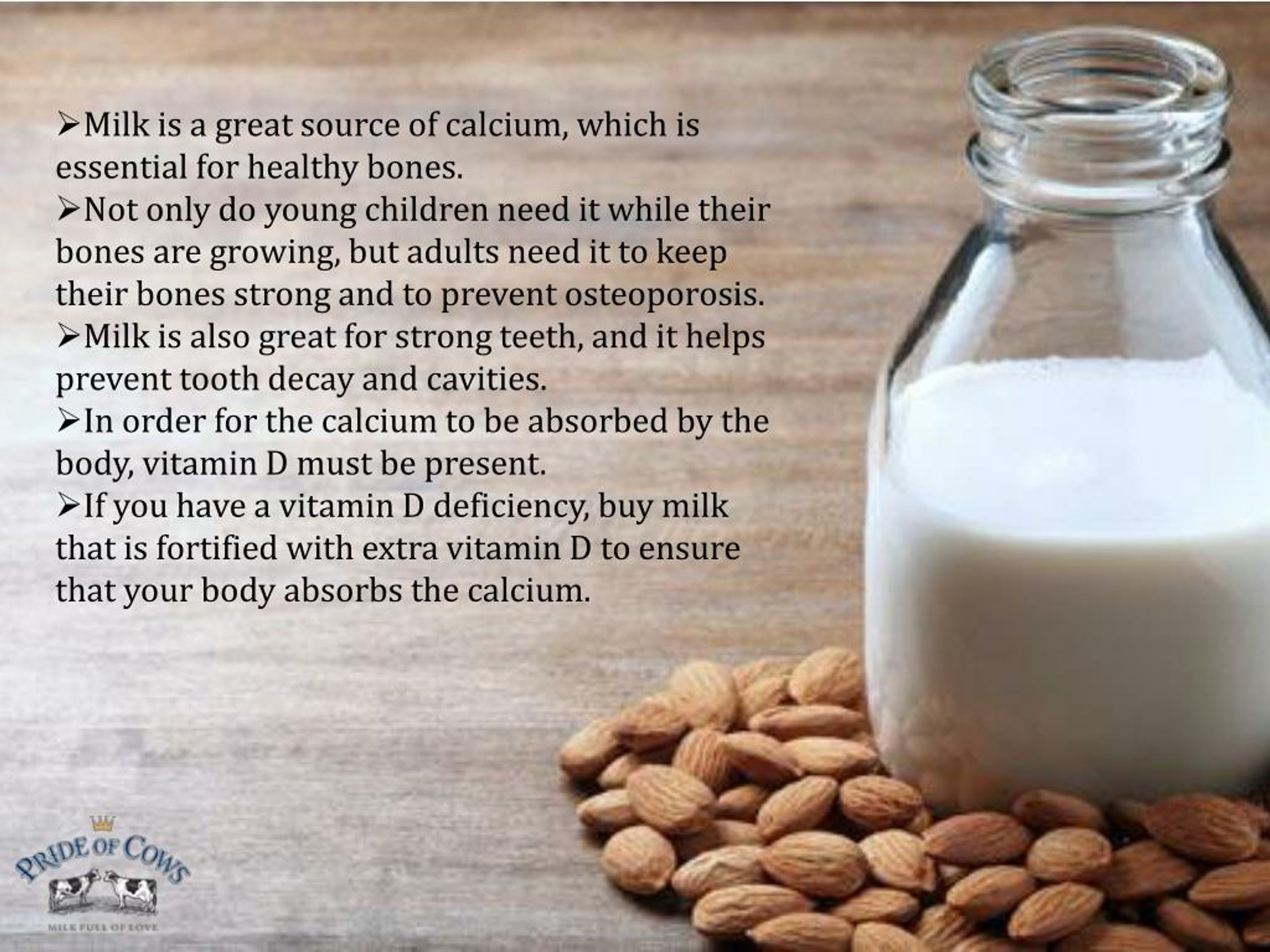 PPT Health Benefits of Milk Pride of Cows PowerPoint Presentation