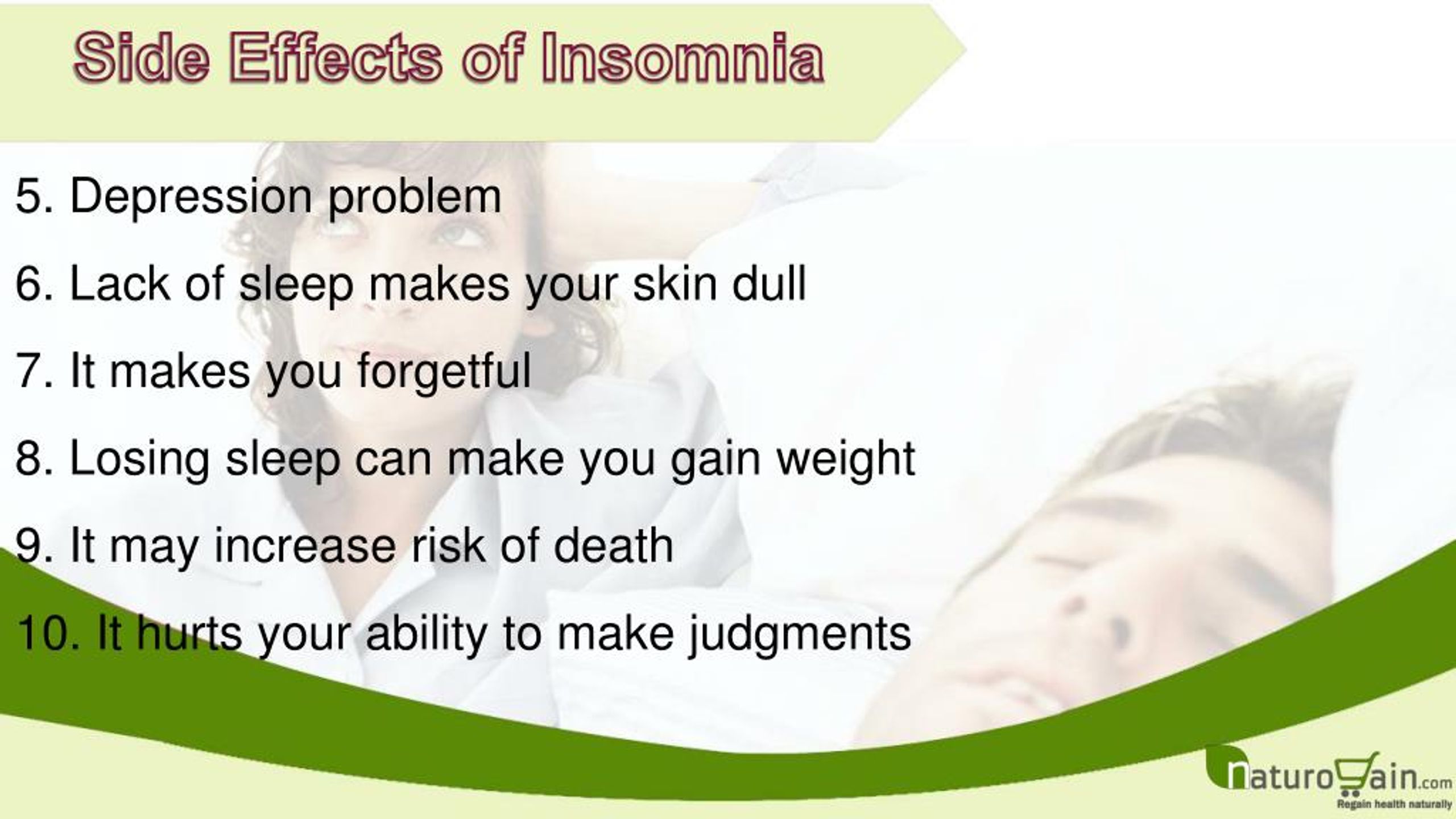 PPT Various Types of Insomnia and Its Side Effects PowerPoint