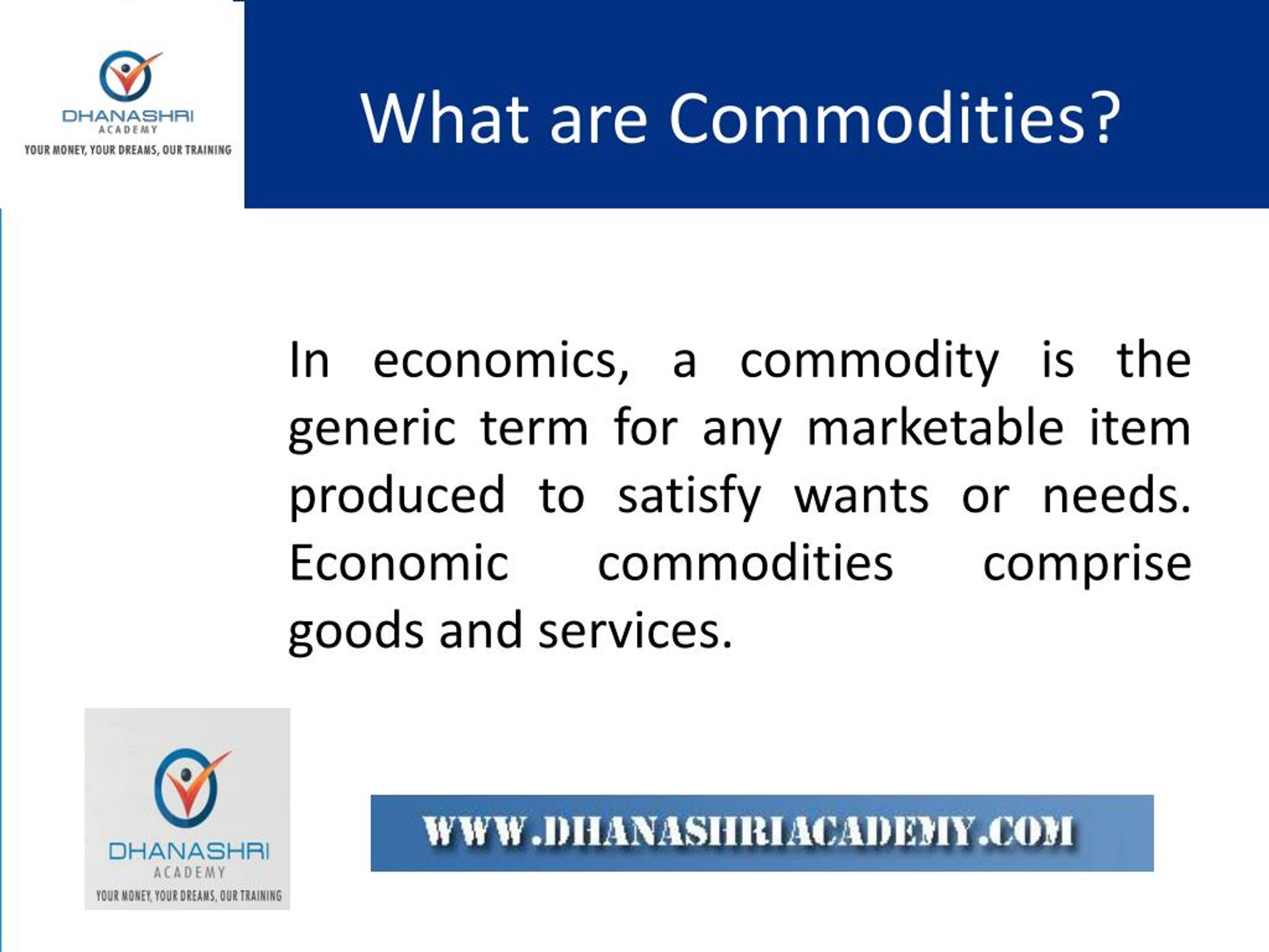 PPT Knowledge about Commodity Exchange PowerPoint Presentation, free download ID7136713