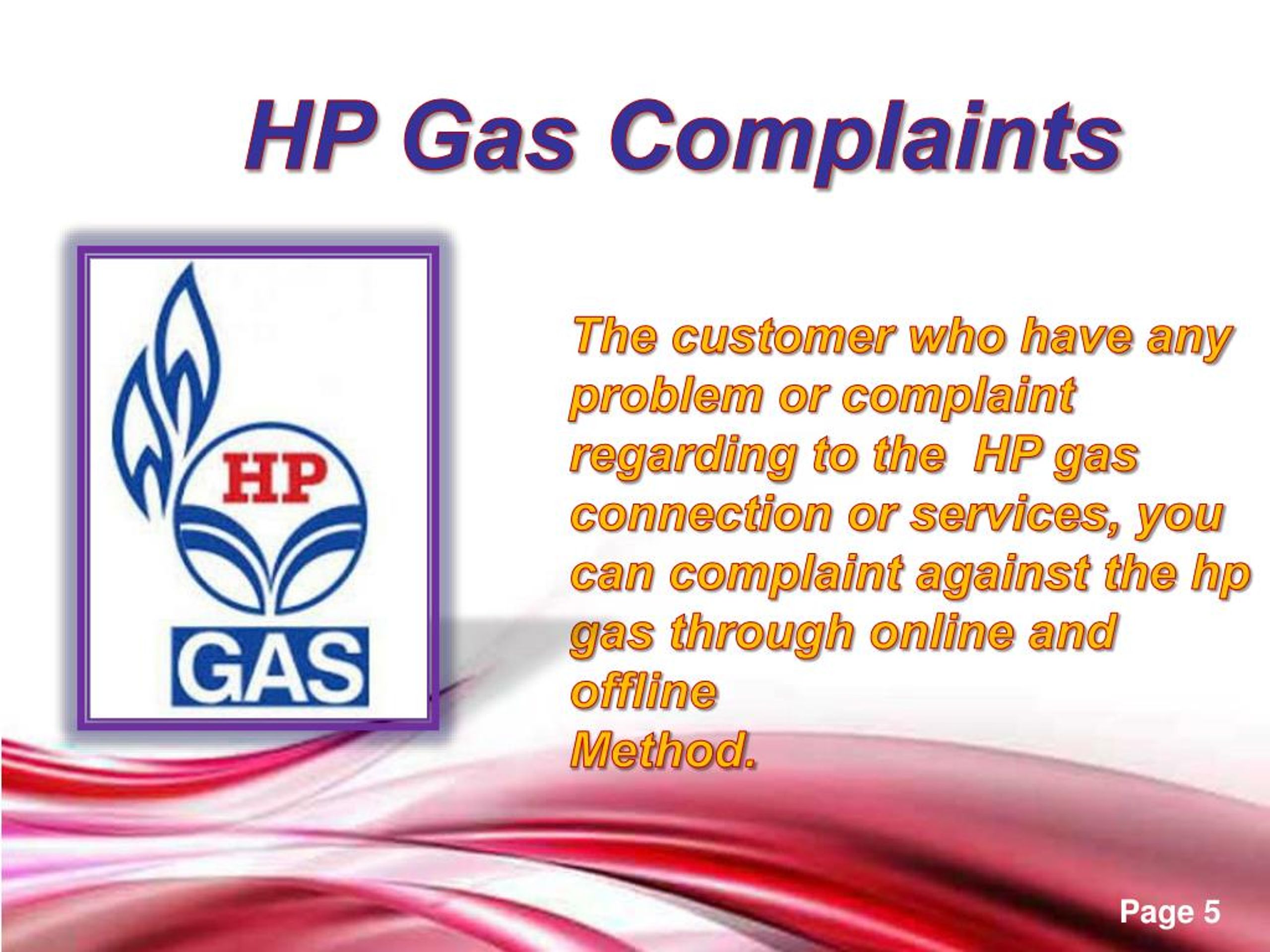 PPT HP Gas Booking PowerPoint Presentation, free download ID7138322