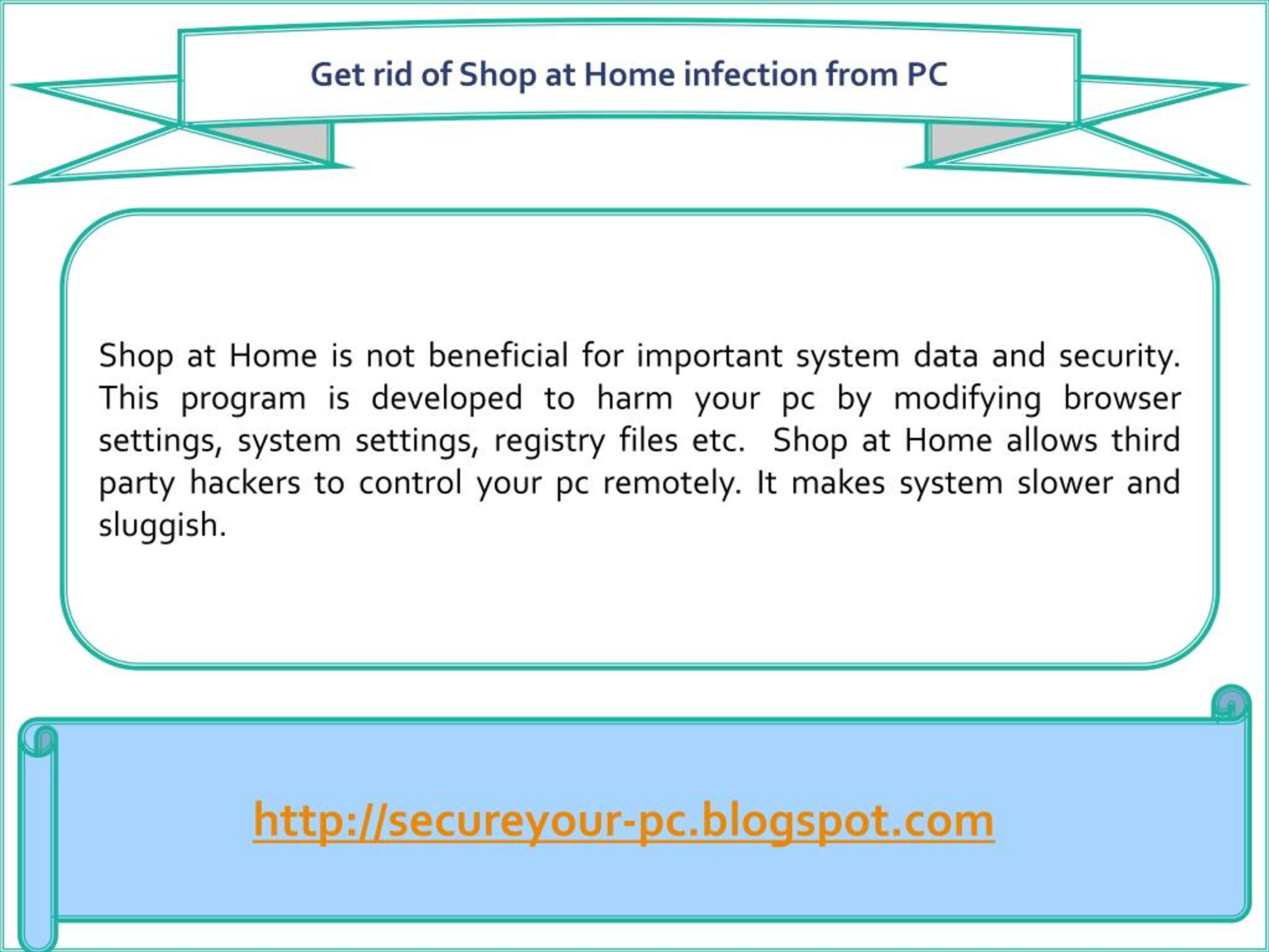 How Do I Get Rid Of Shop At Home Shop Poin