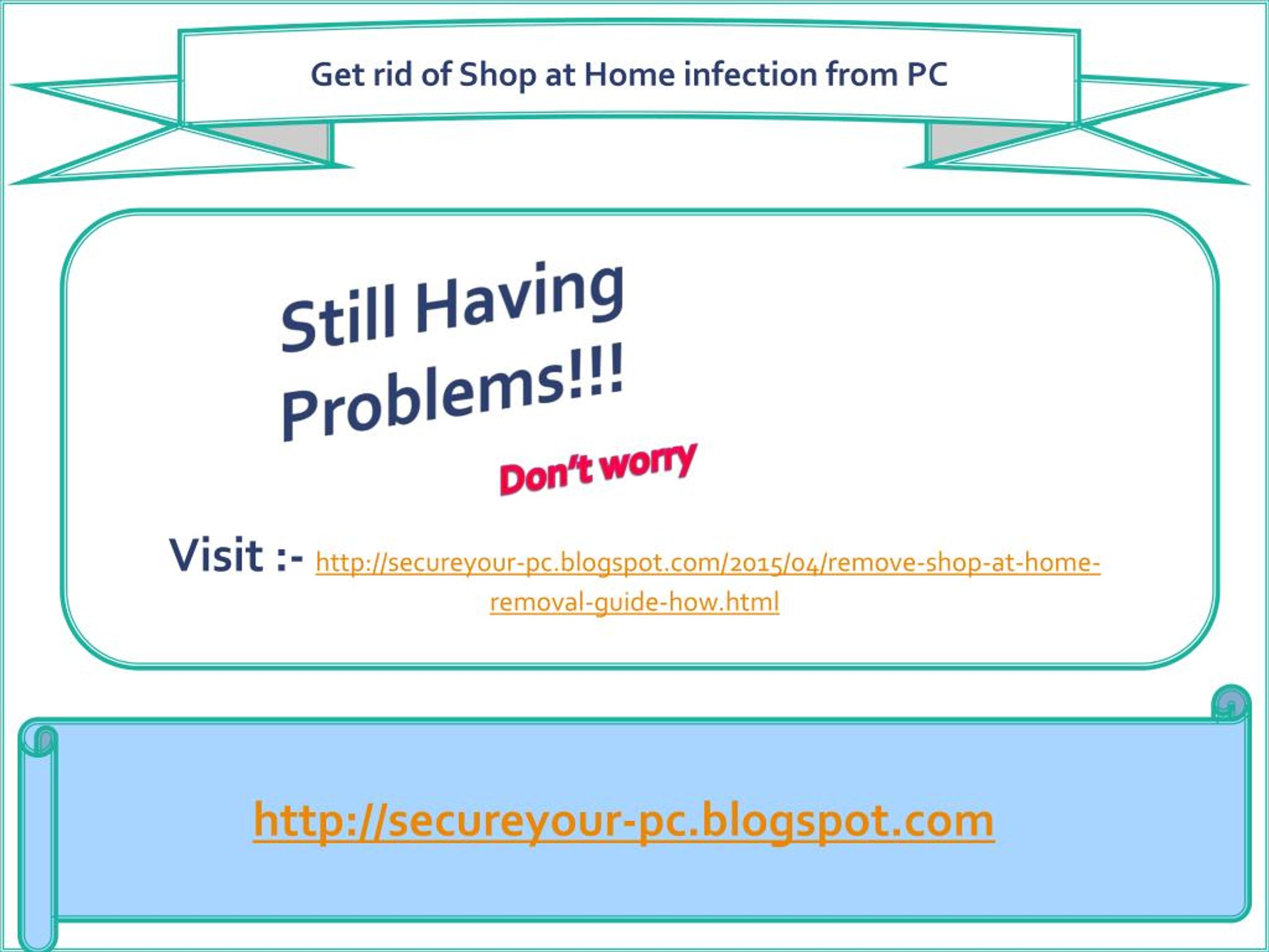 How Do I Get Rid Of Shop At Home Shop Poin