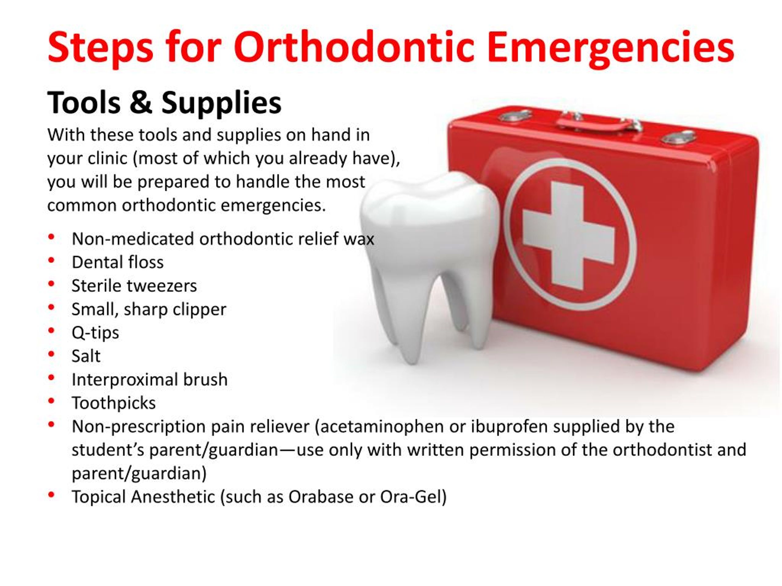PPT Orthodontic Emergencies At Hiremath Orthodontics PowerPoint