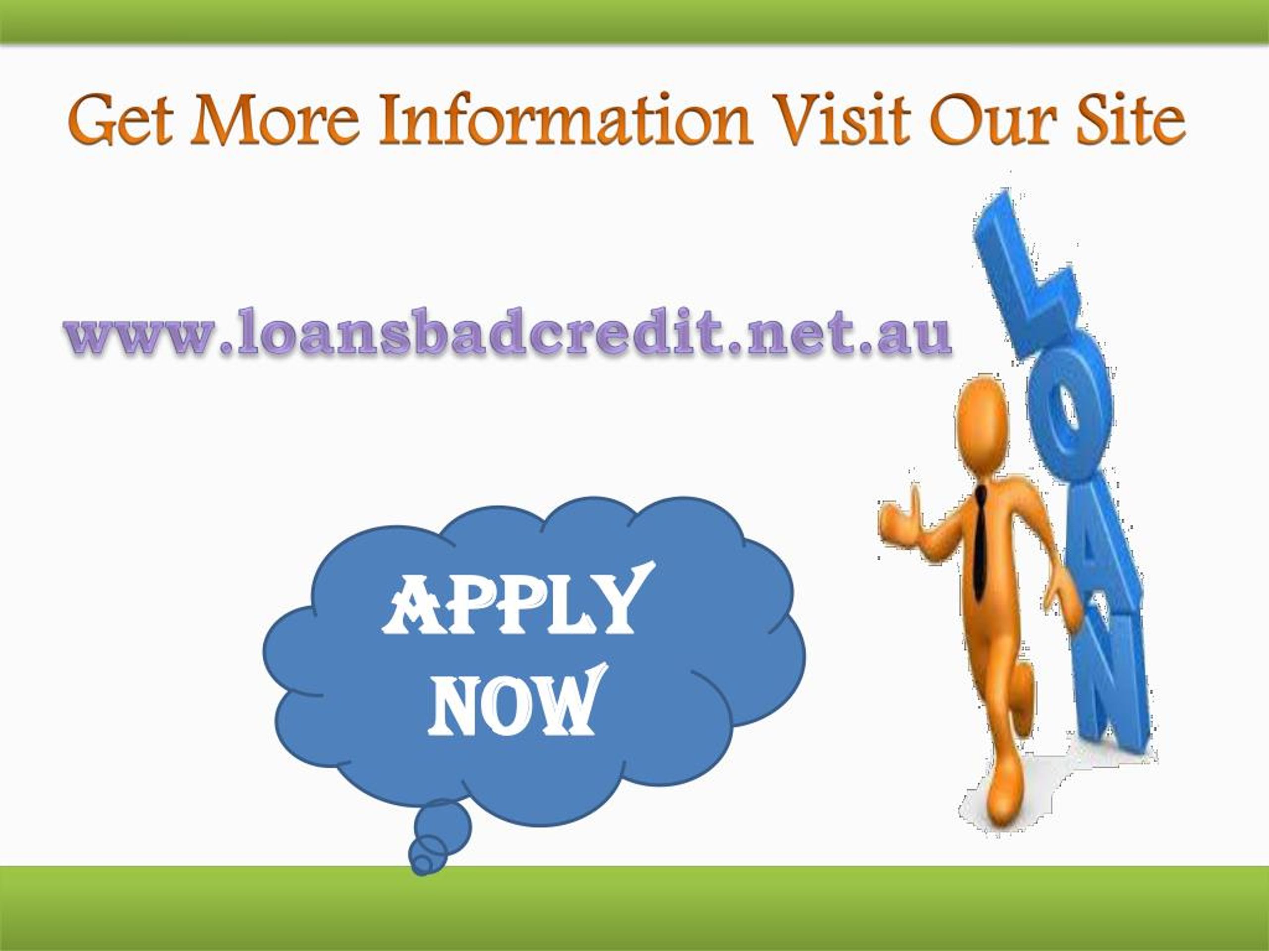 PPT Loans For Bad Credit To Meet Any Urgent Purpose PowerPoint