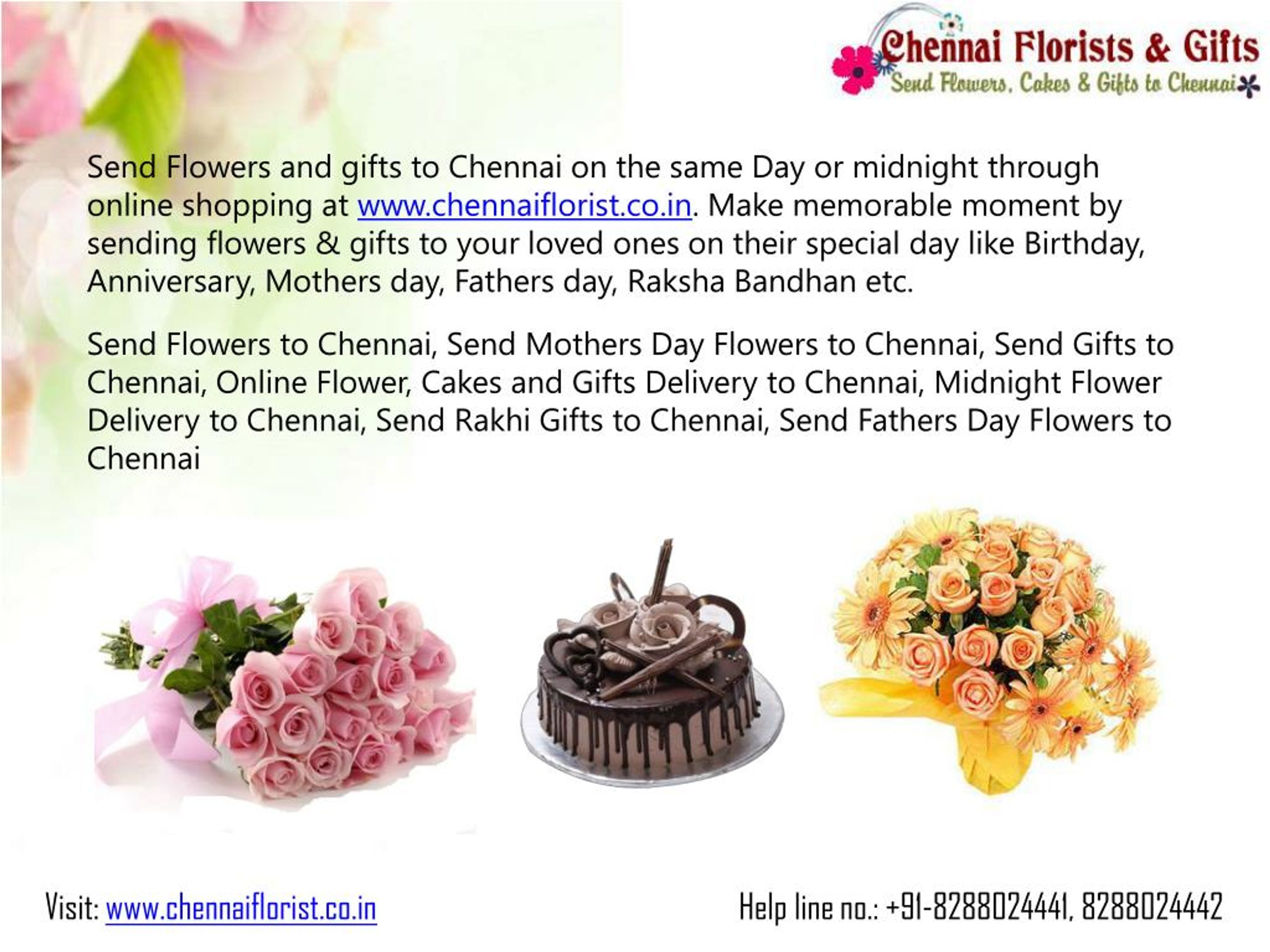 PPT Send Flowers to Chennai PowerPoint Presentation, free download
