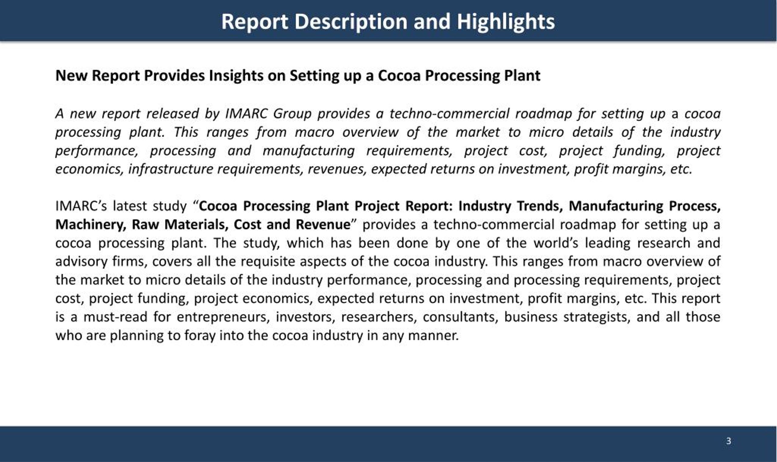 PPT Cocoa Processing Plant Cost, Machinery PowerPoint Presentation