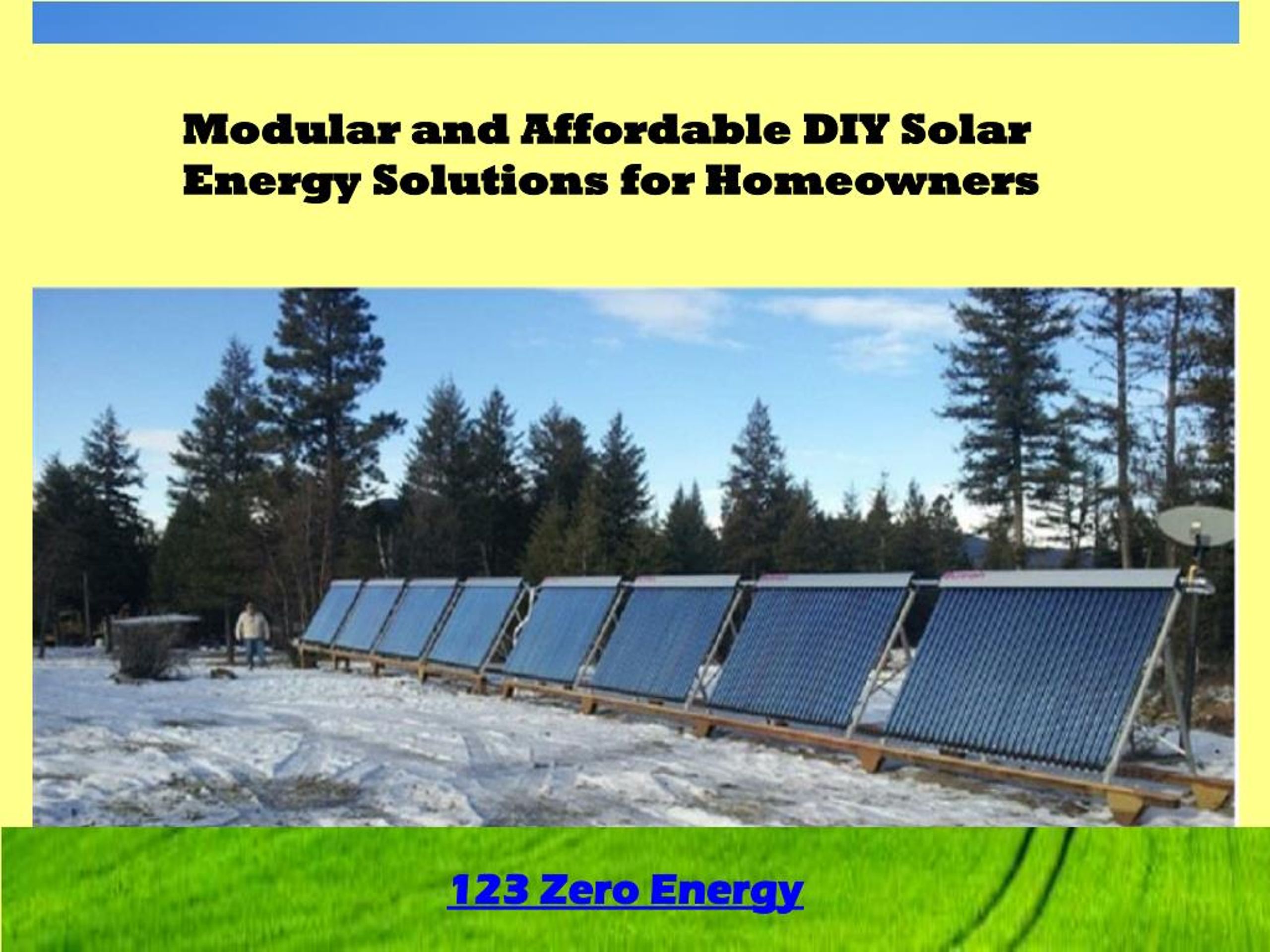 PPT Modular and Affordable DIY Solar Energy Solutions for Homeow