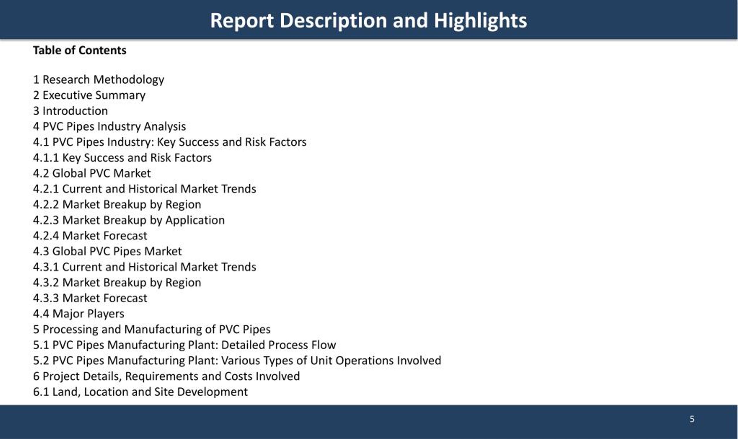 PPT PVC Pipes Manufacturing Plant Cost, Machinery PowerPoint