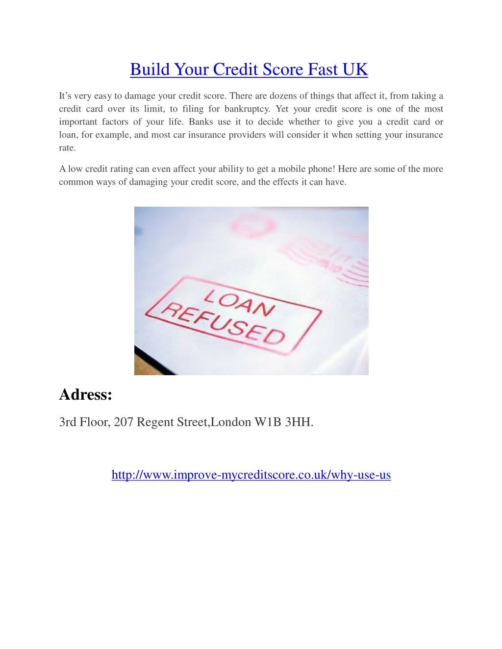 PPT Build Your Credit Score Fast UK PowerPoint