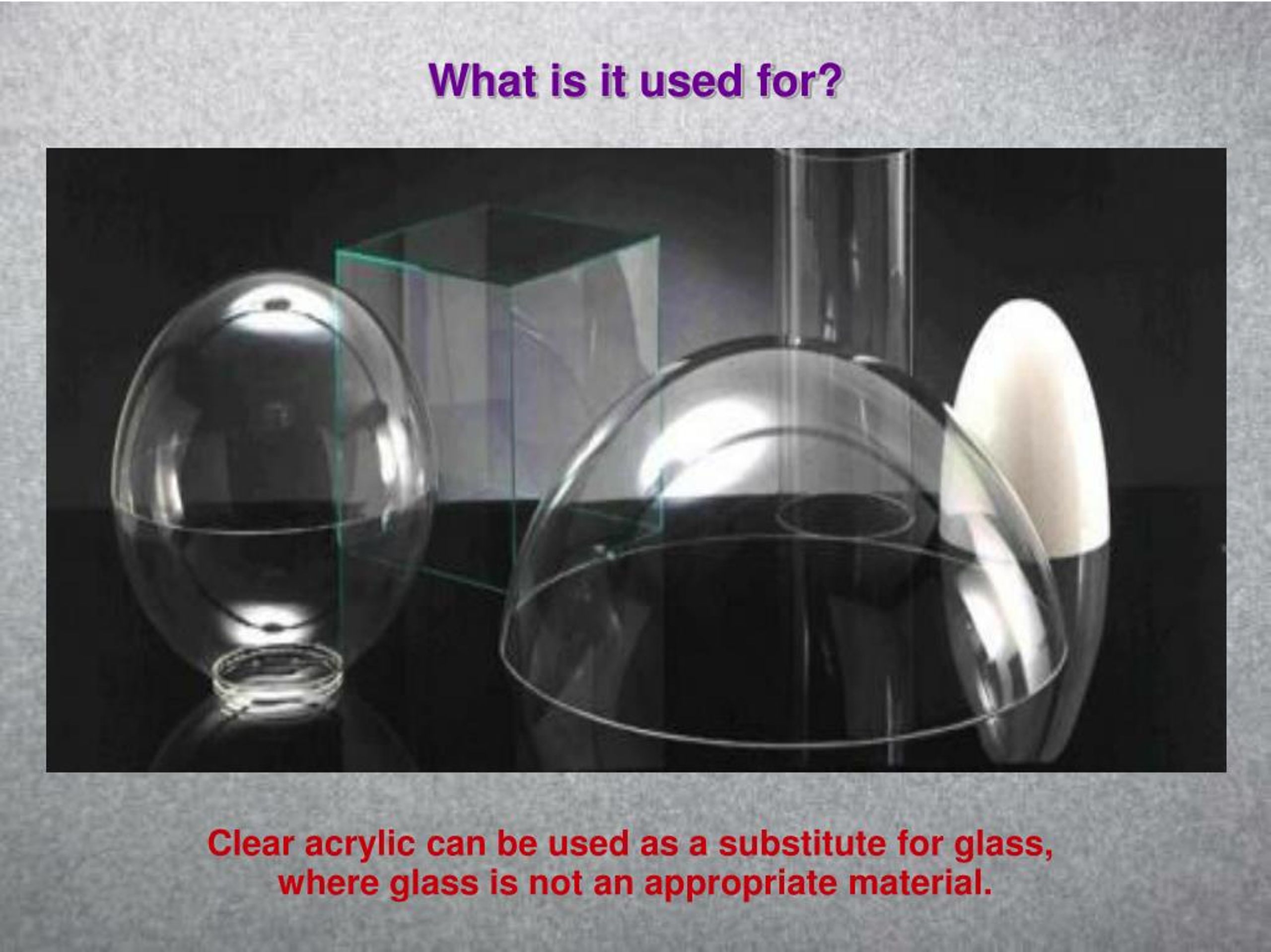 PPT Acrylic Properties and Uses PowerPoint Presentation, free