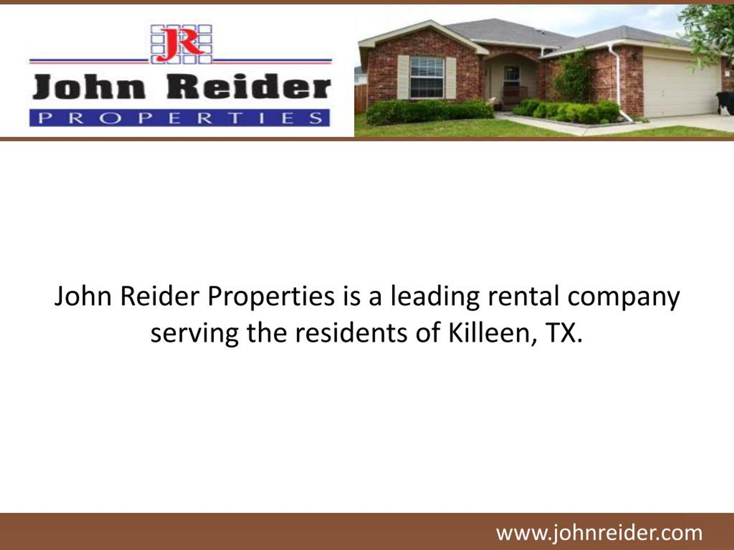 PPT Rental Company Killeen TX PowerPoint Presentation, free download