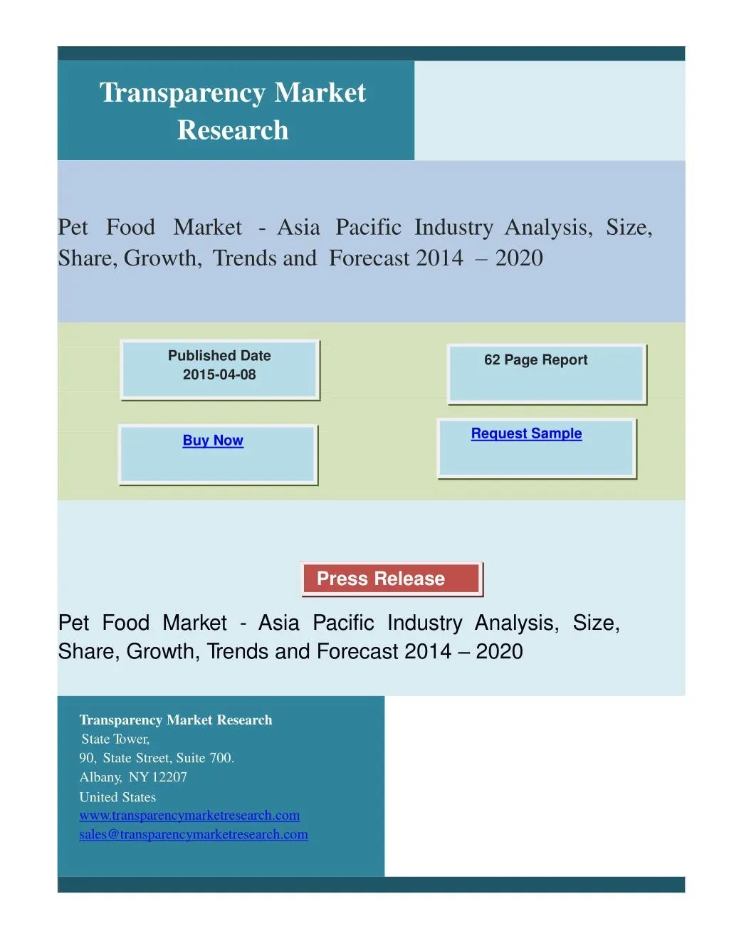 PPT Pet Food Market Asia Pacific Industry Analysis, Size, Shar