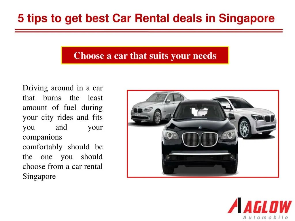 PPT 5 tips to get best Car Rental deals in Singapore PowerPoint