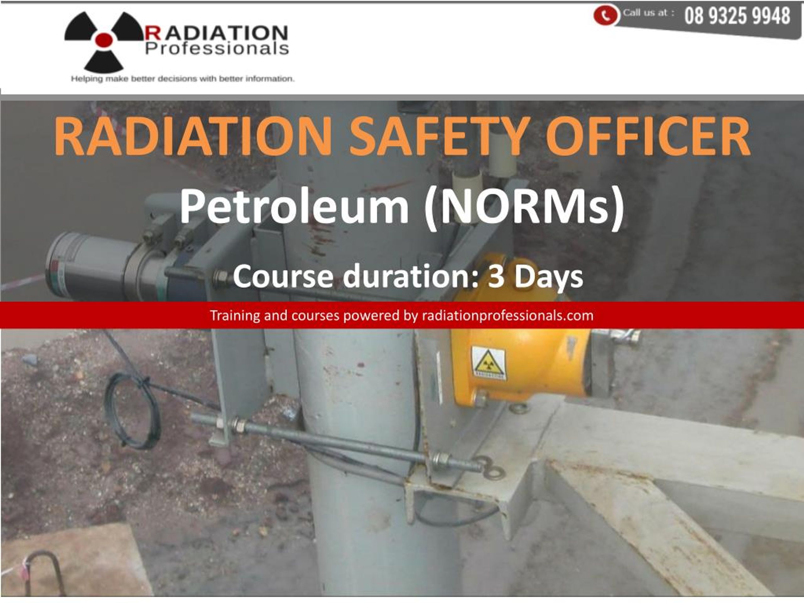 PPT Radiation safety officer training petroleum (norms) 3 day