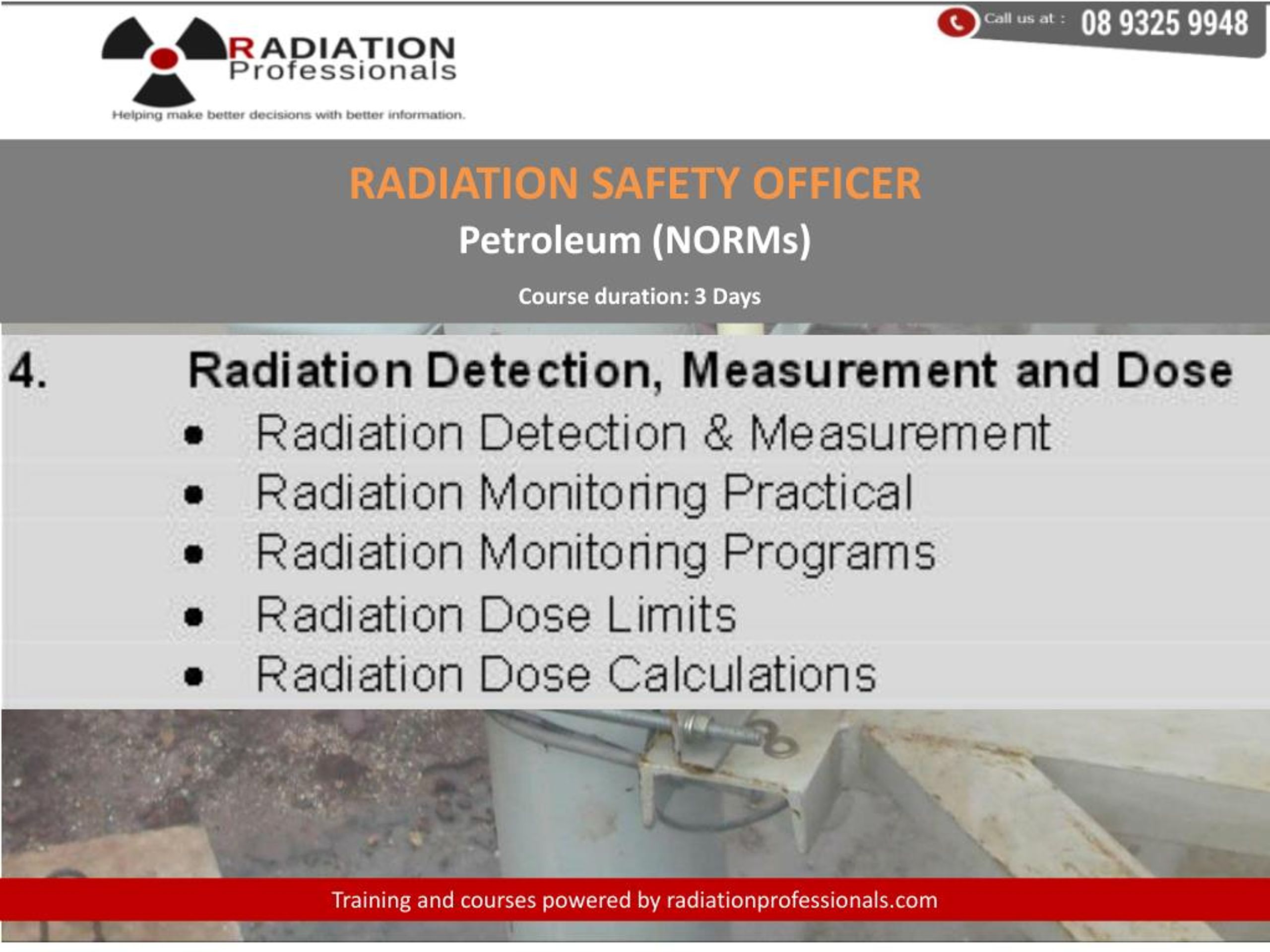 PPT Radiation safety officer training petroleum (norms) 3 day