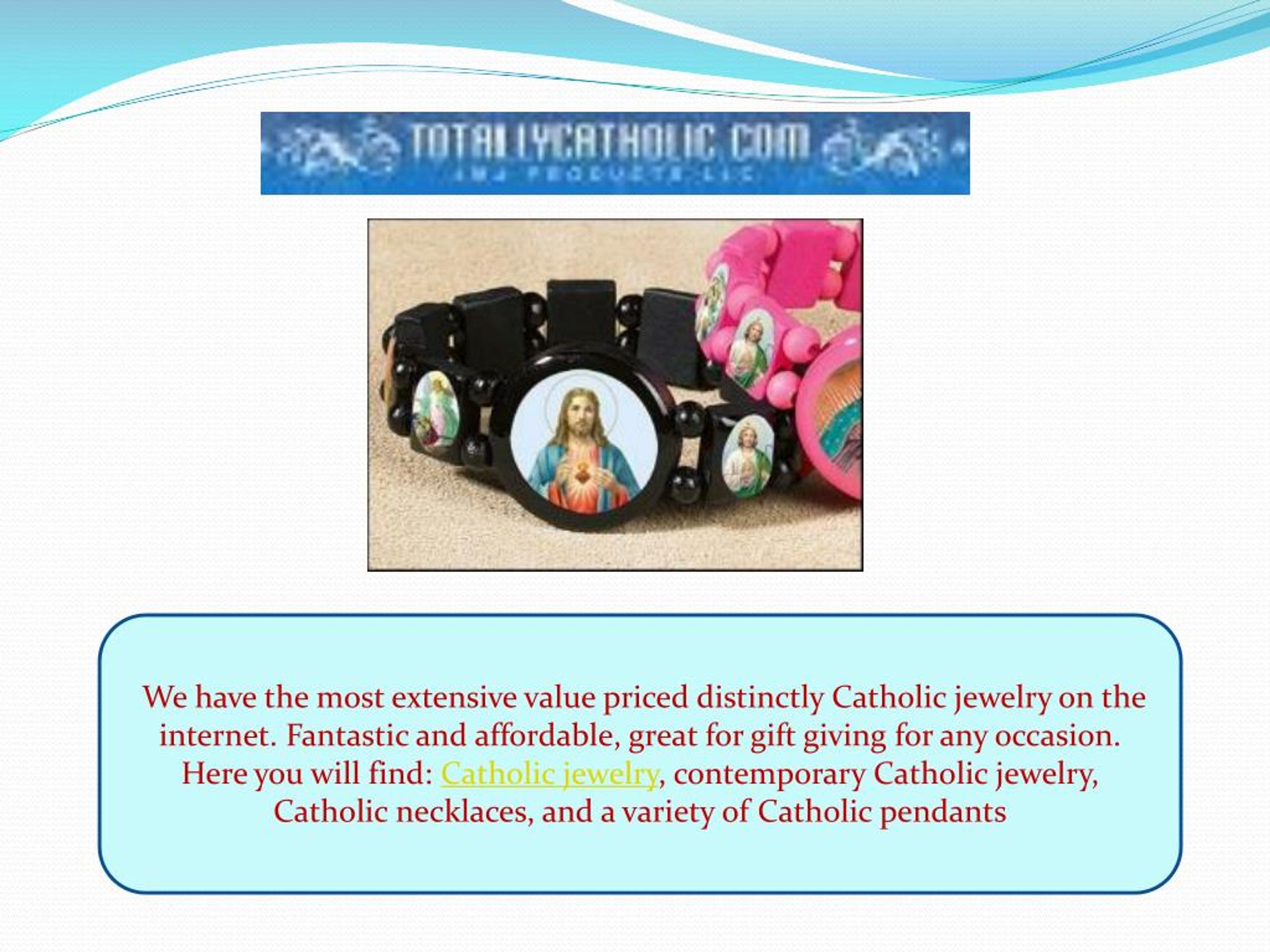 PPT Catholic Jewelry Store PowerPoint Presentation, free download