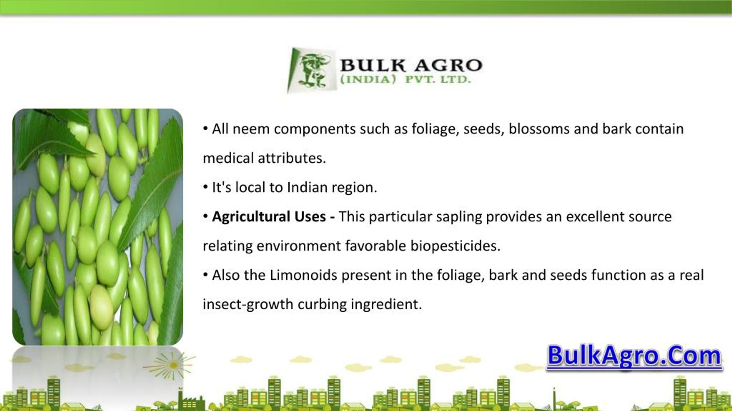 PPT Agricultural And Medical Uses Of Neem PowerPoint Presentation