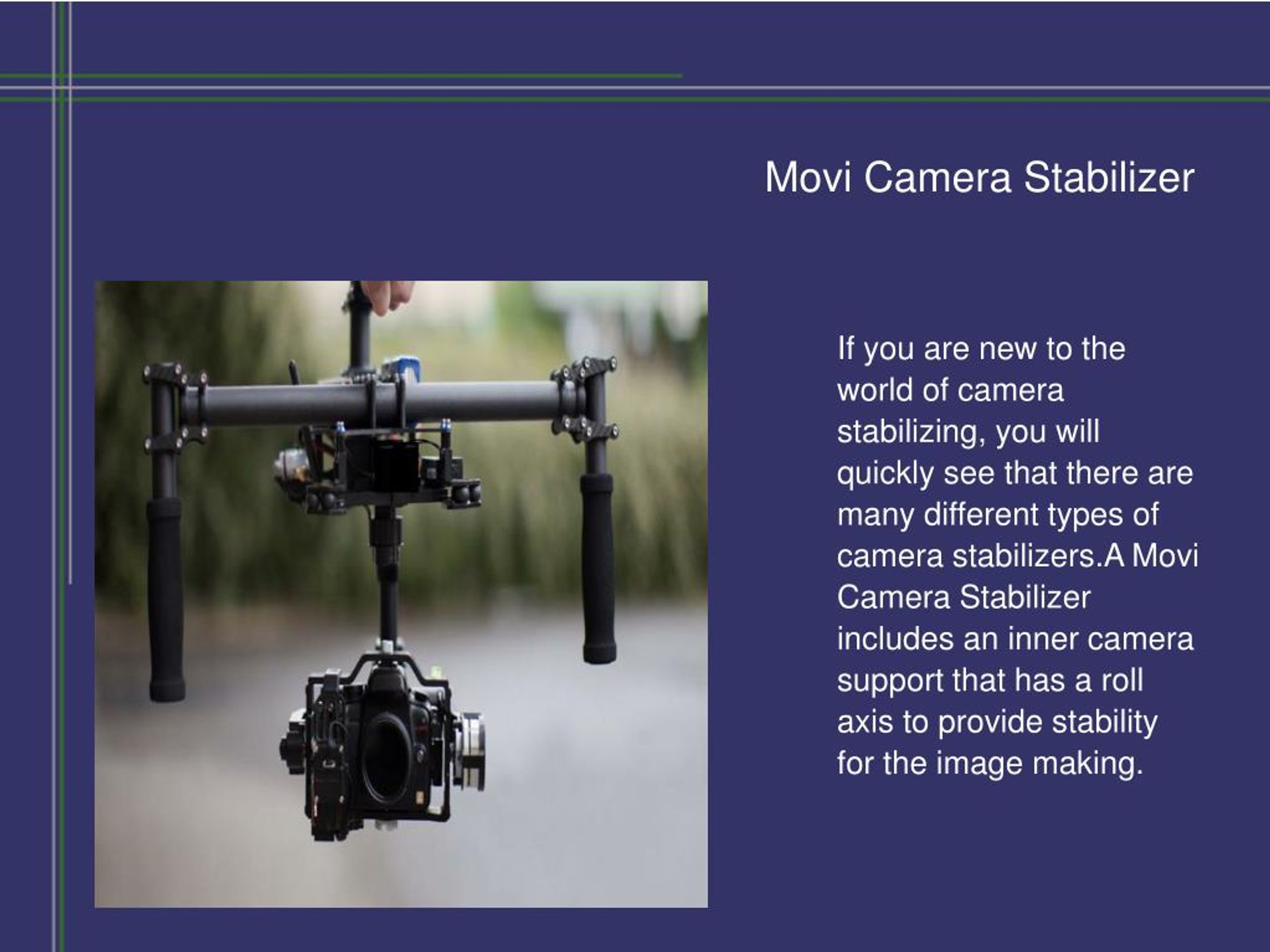 PPT Best Camera Stabilization Systems PowerPoint Presentation, free